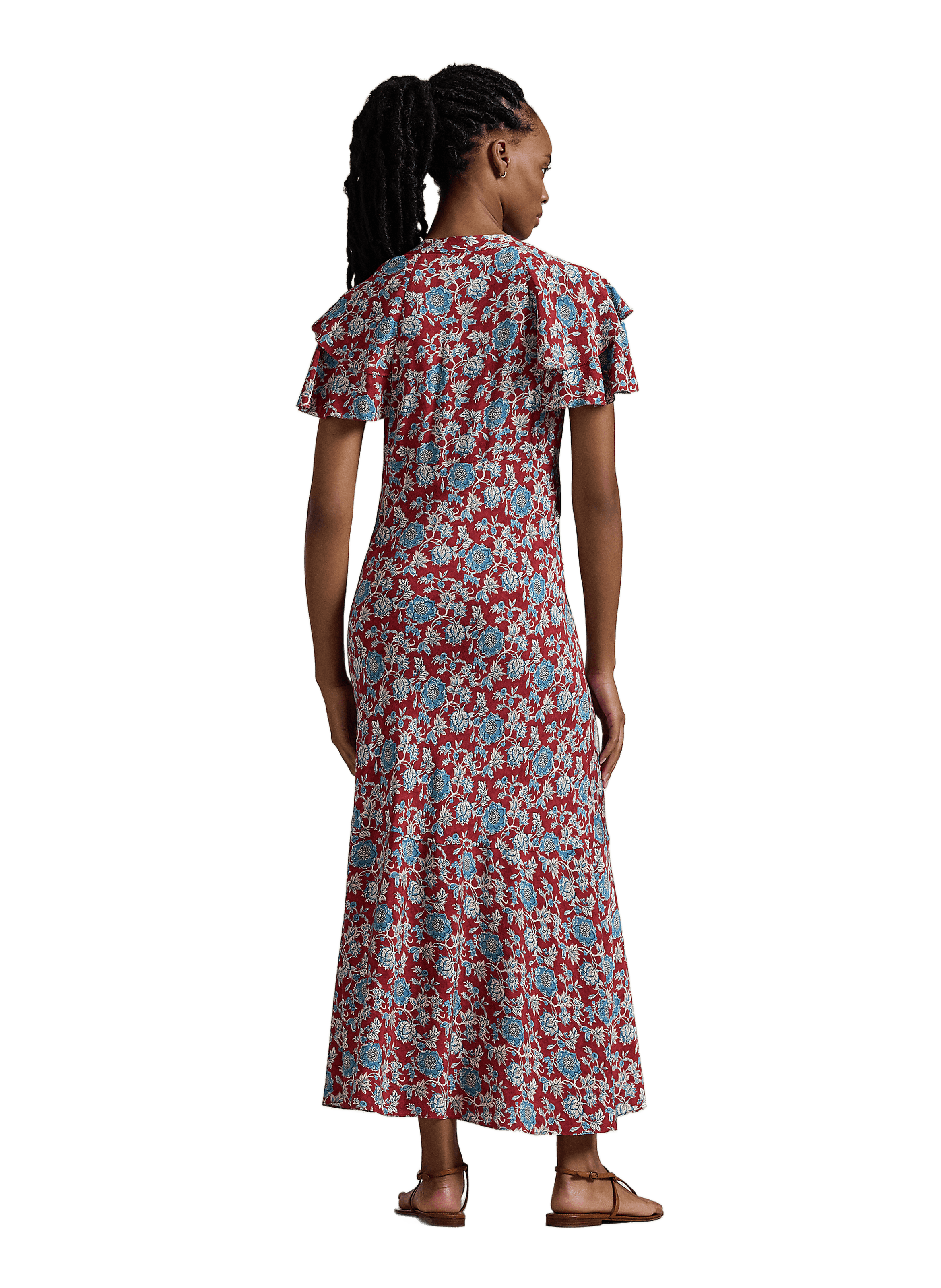 Long flowery dress POLO RALPH LAUREN Multicolour