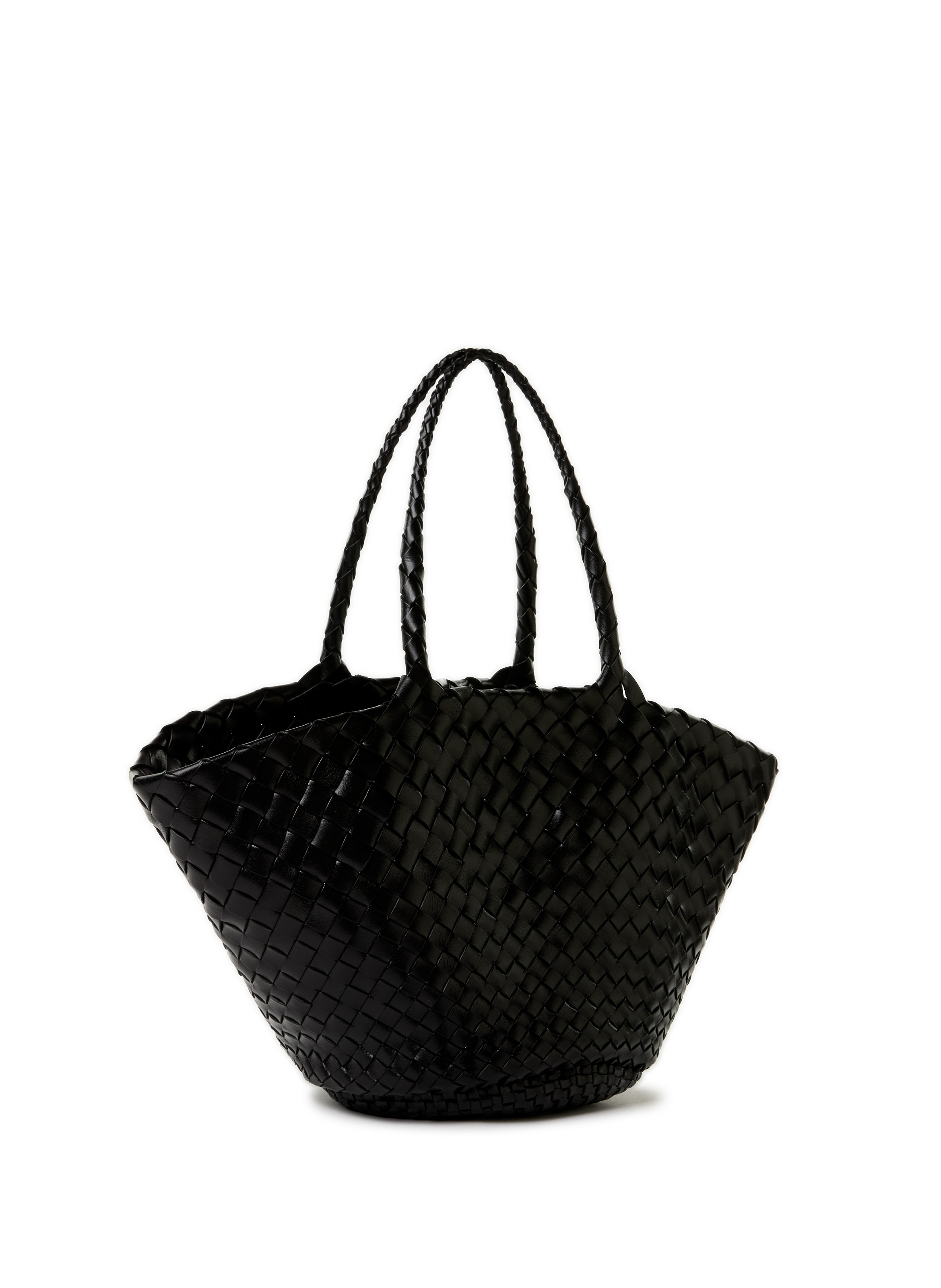 Egola leather tote bag DRAGON DIFFUSION Black