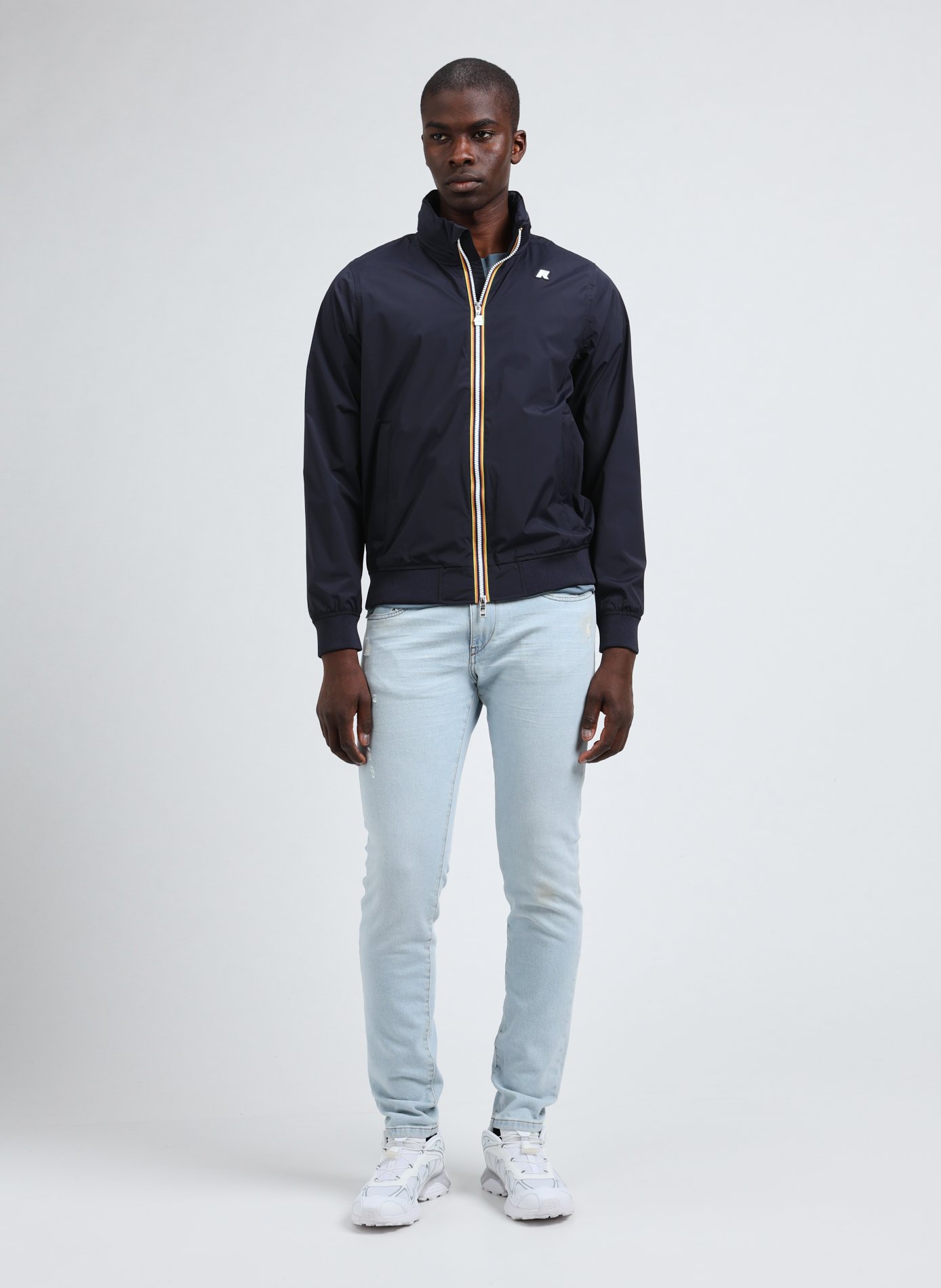 Veste imperméable à capuche K-WAY Bleu