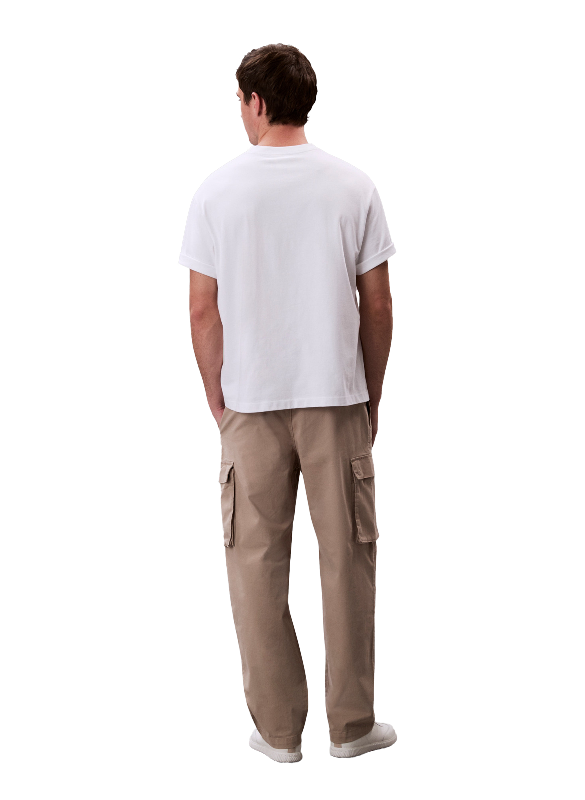 Cotton Cargo Pants CALVIN KLEIN Brown
