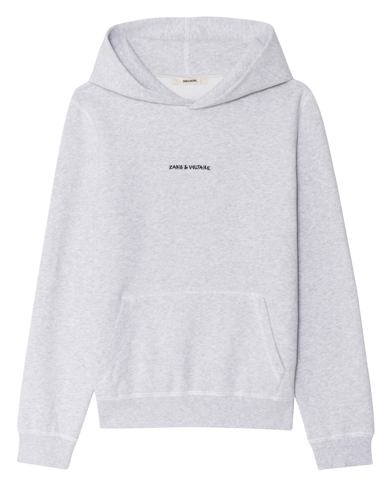 Sweat droit en coton mélangé sanchi ZADIG&VOLTAIRE Gris