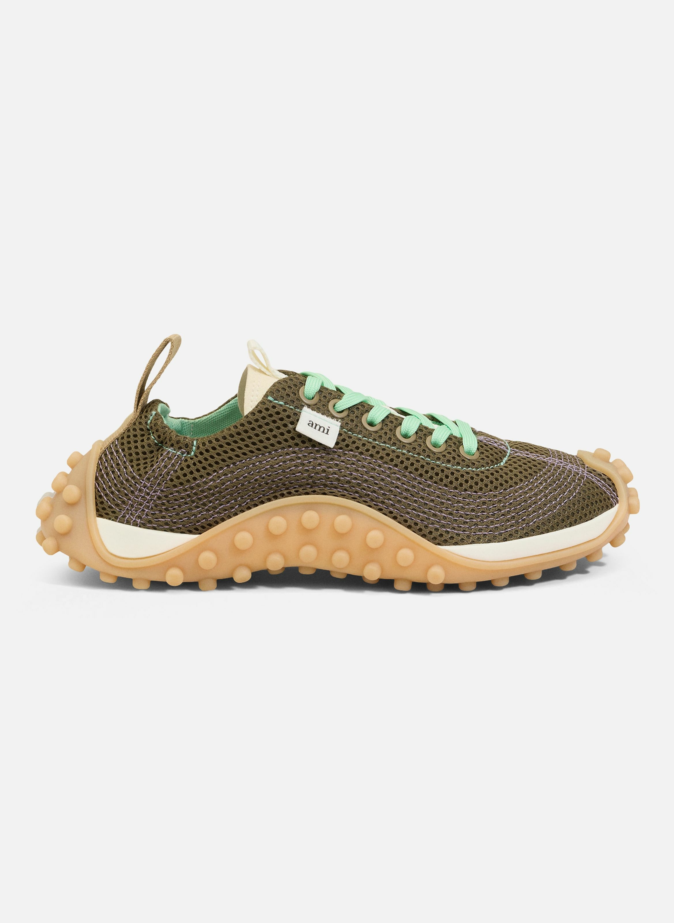 Sneakers mirage unisexes en mesh AMI PARIS Vert