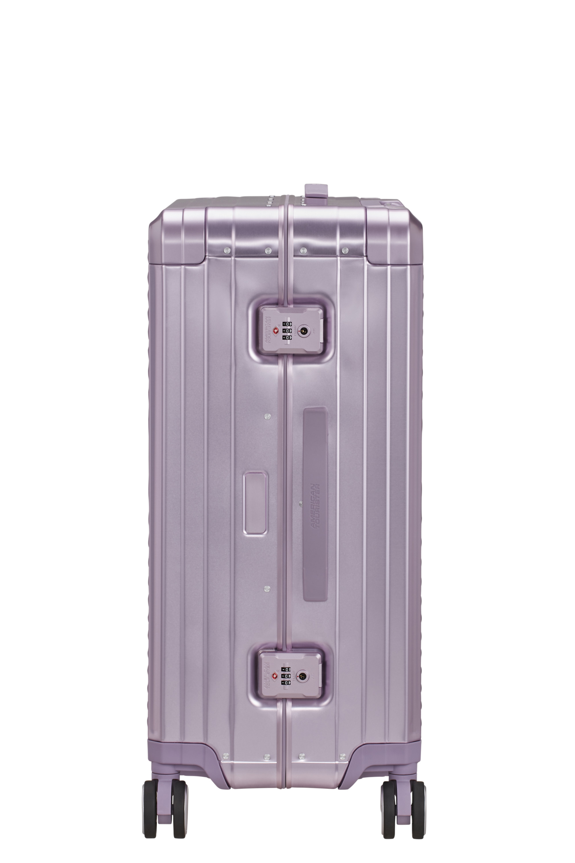 Soundbox alu valise 4 roues taille m AMERICAN TOURISTER Violet