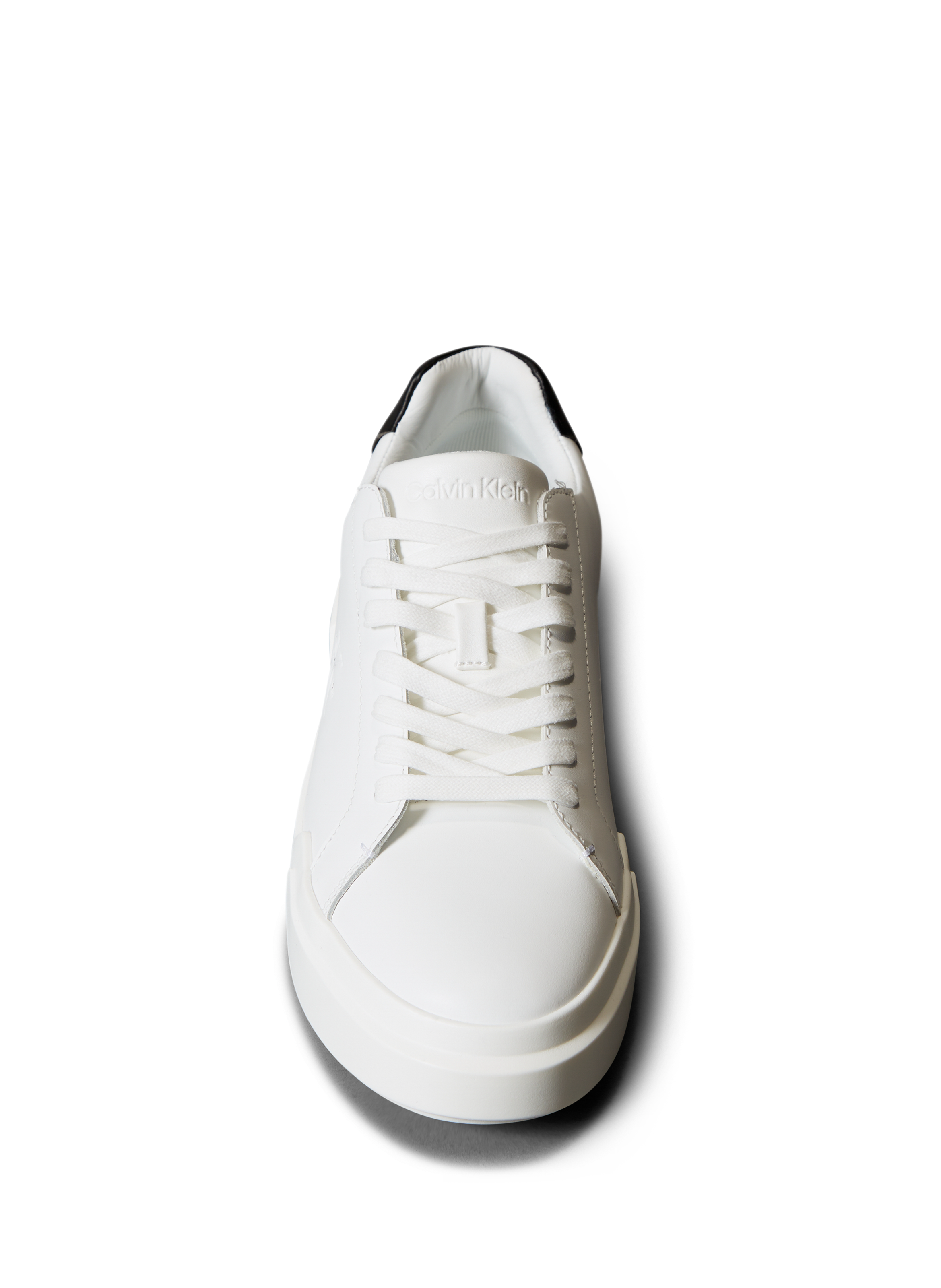 Baskets basses en cuir CALVIN KLEIN Blanc