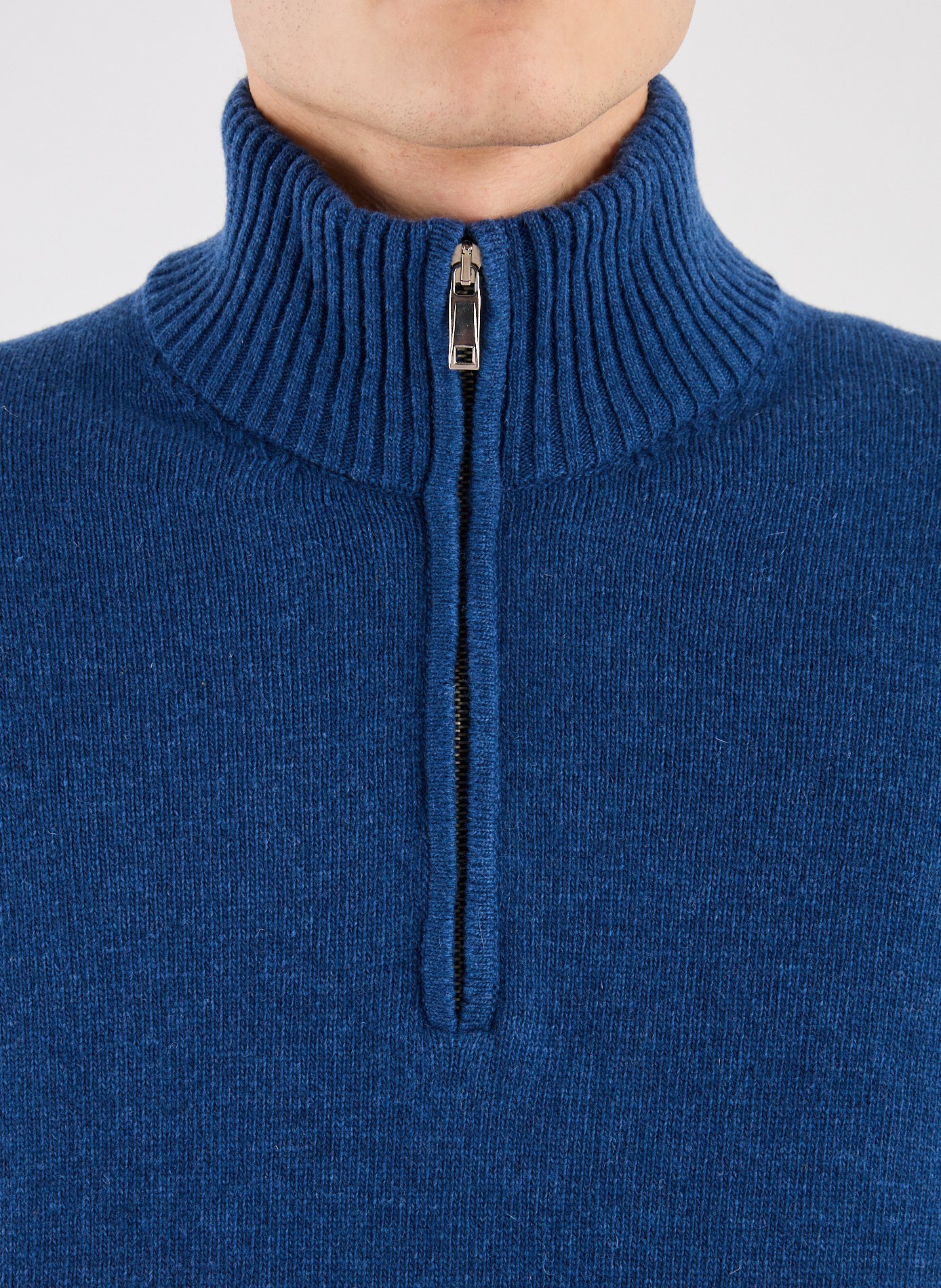 Knit Gefil Sweater AU PRINTEMPS PARIS Blue