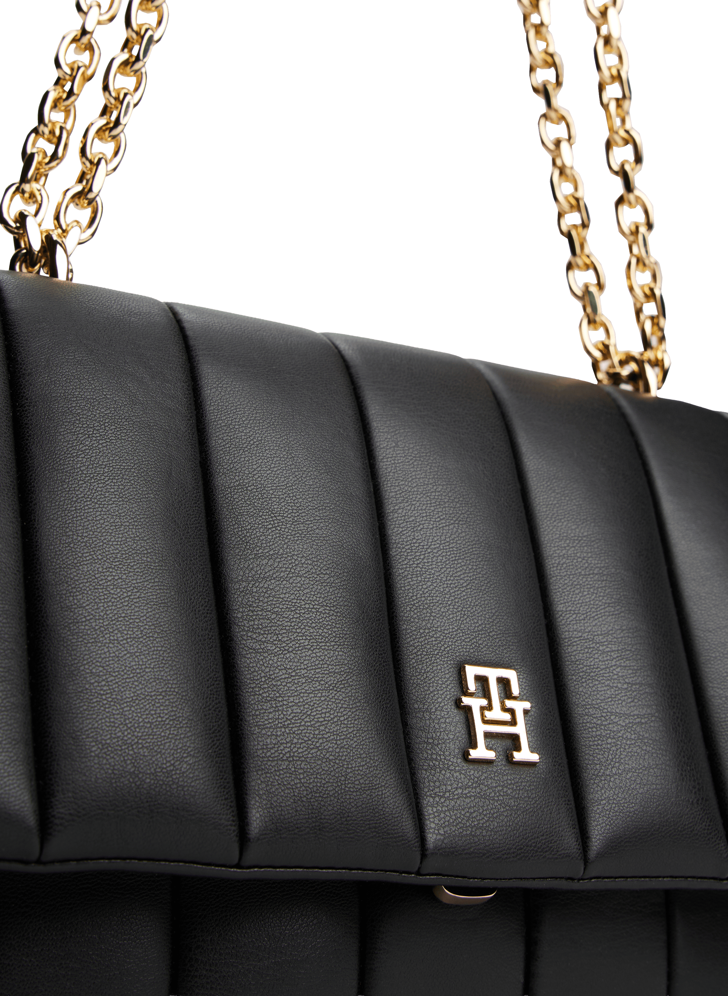 Sac bandoulière à chaîne TOMMY HILFIGER Noir