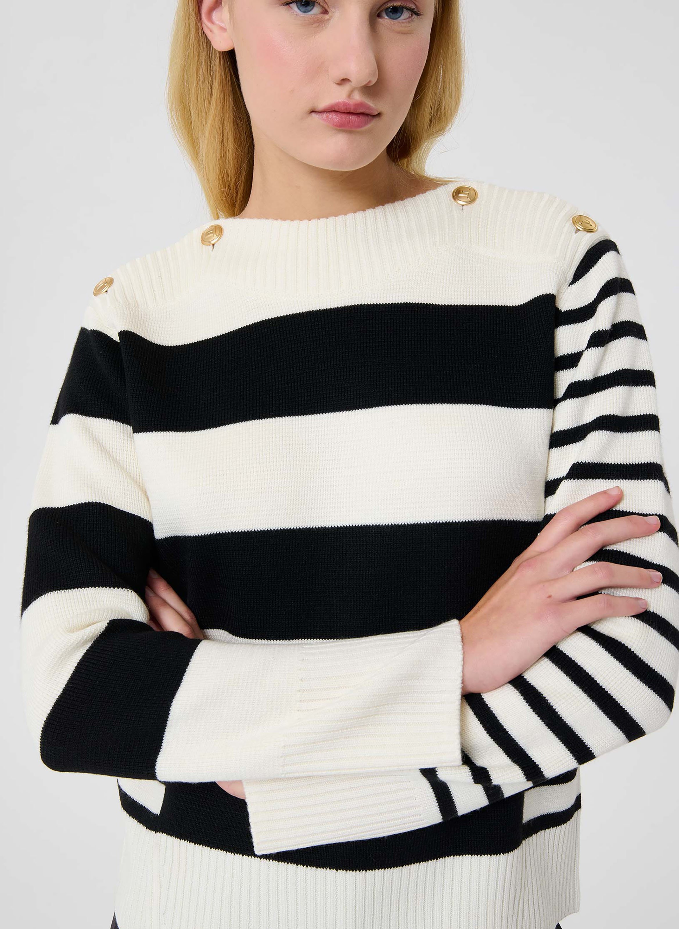 Pull poetesse TARA JARMON Blanc