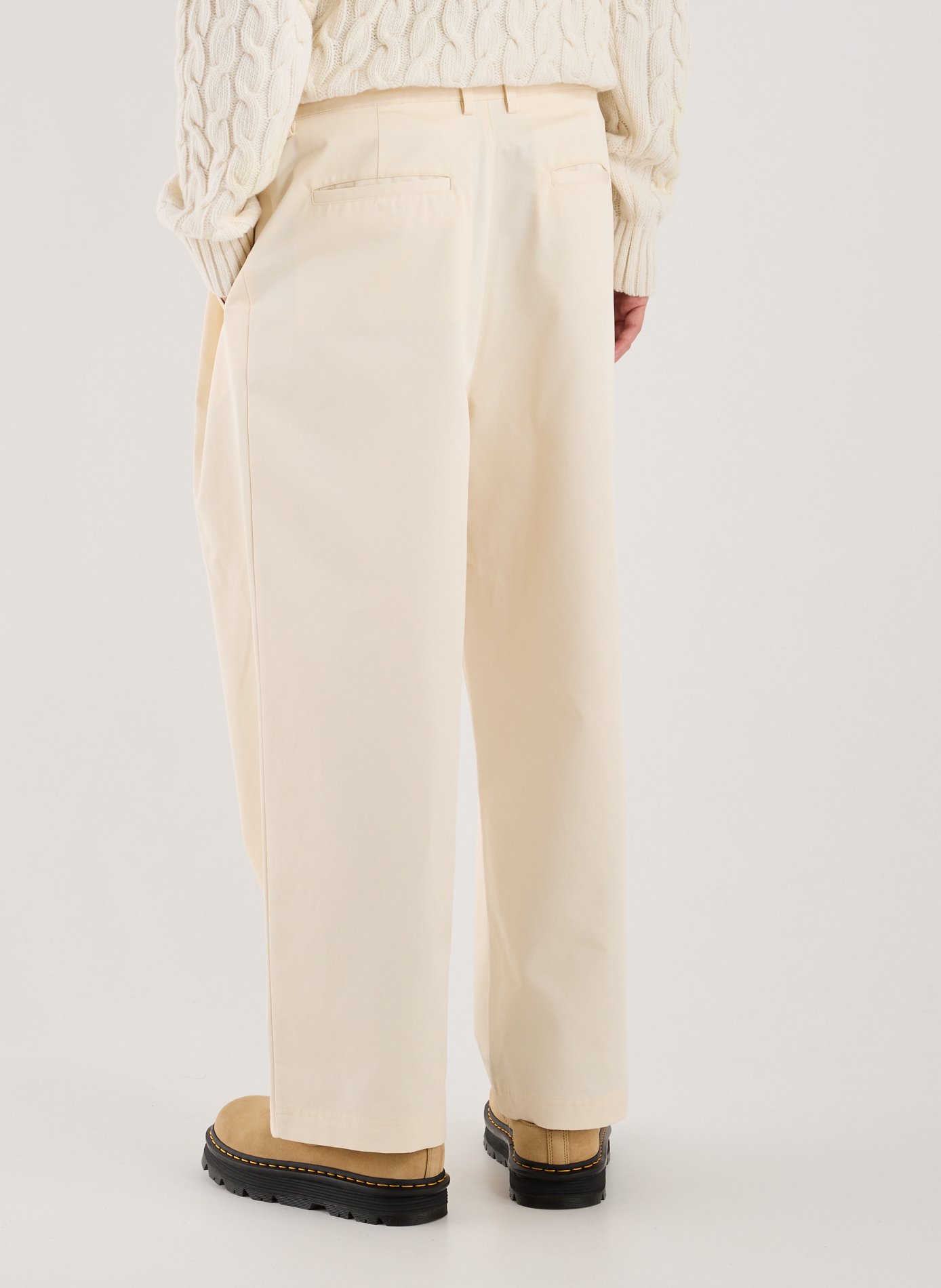 Calfskin Leather Mules DR. MARTENS Beige