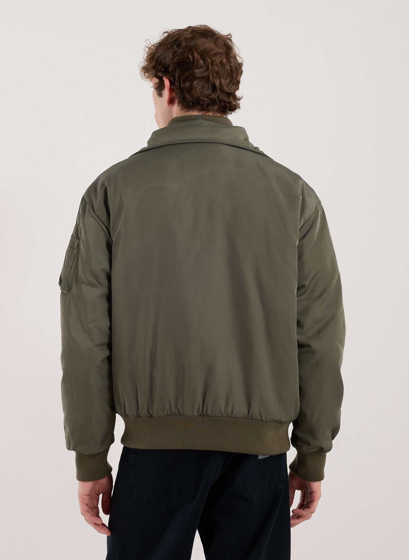 Bomber ample à col montant BOMBERS ORIGINAL Kaki