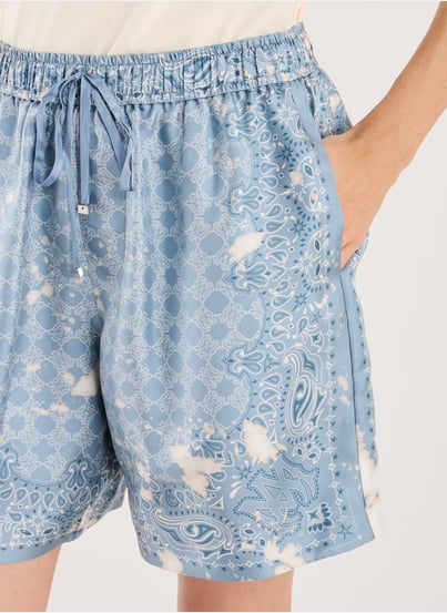 Printed silk Bermuda shorts AMIRI Printed silk Bermuda shorts AMIRI