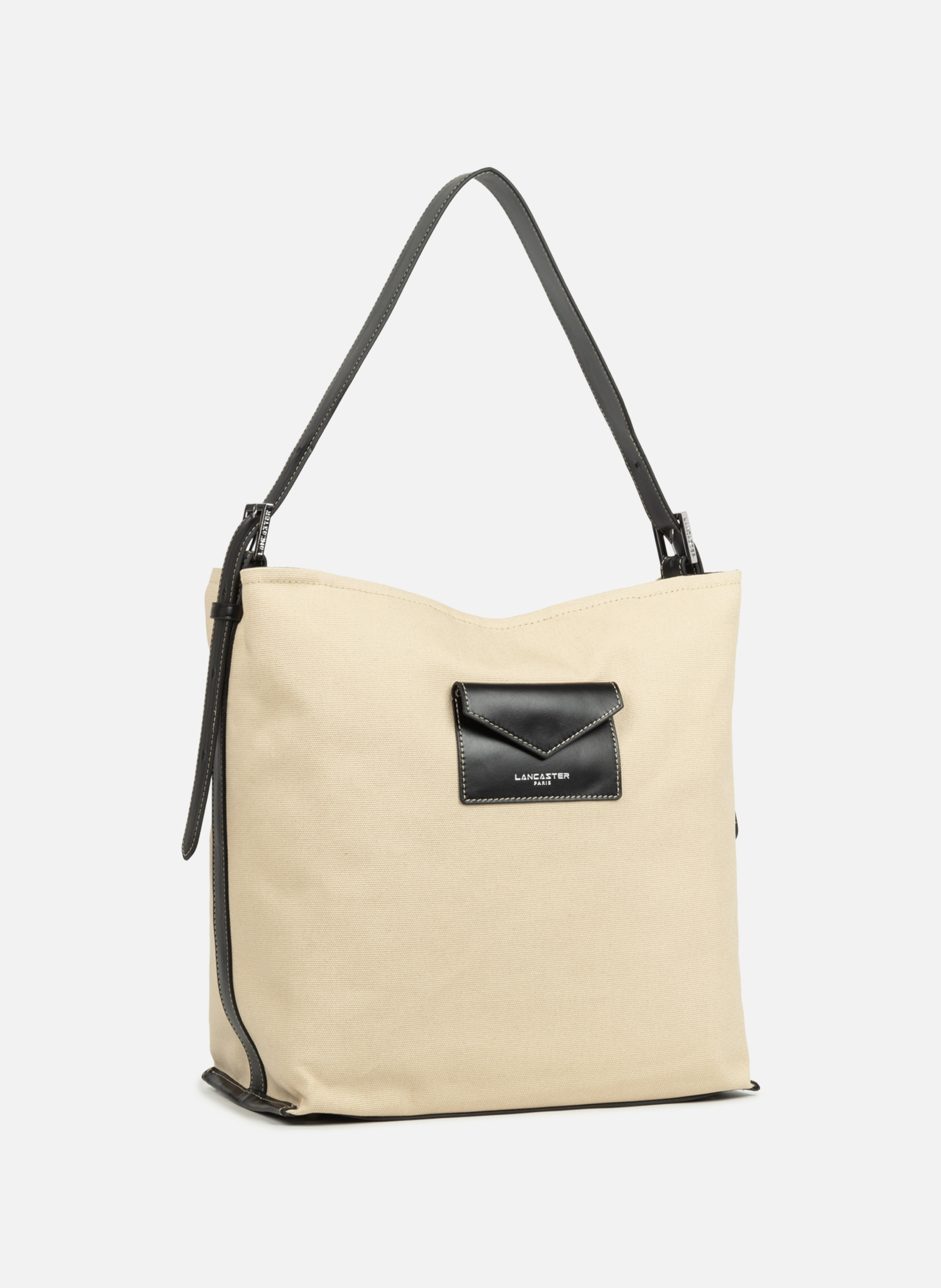 Large bucket bag - Canvas KBA Beige