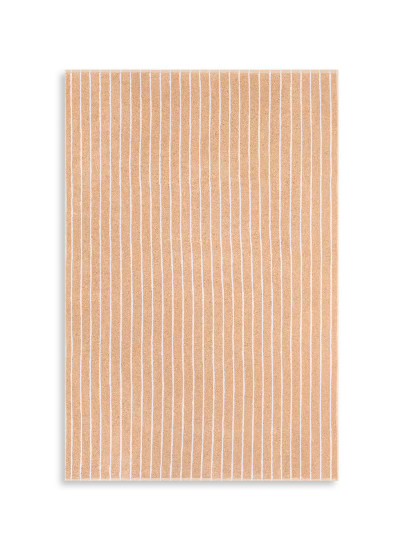 AU PRINTEMPS PARIS Drap de bain rayé en coton biologique Beige