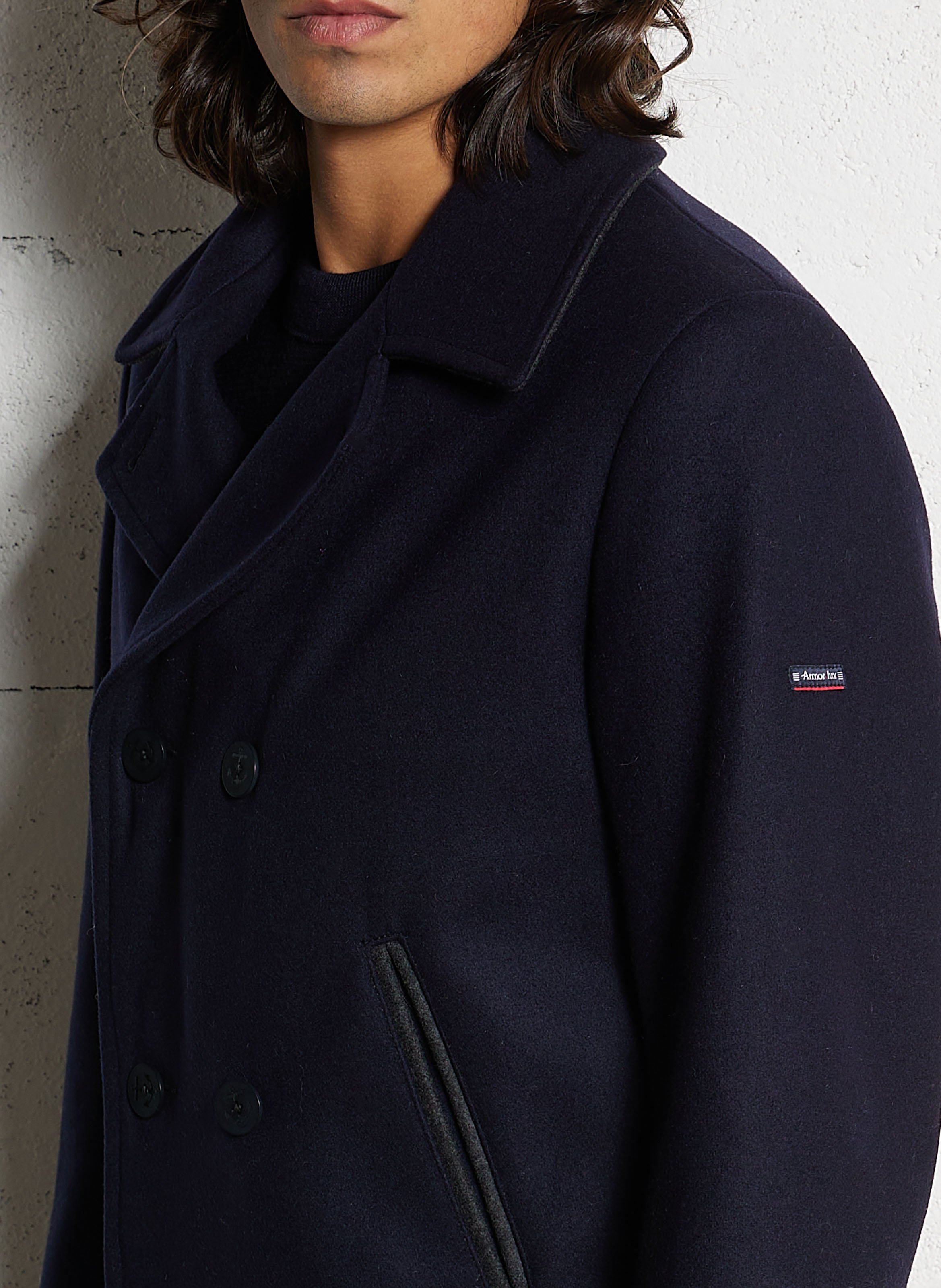 Caban en laine ARMOR-LUX Bleu