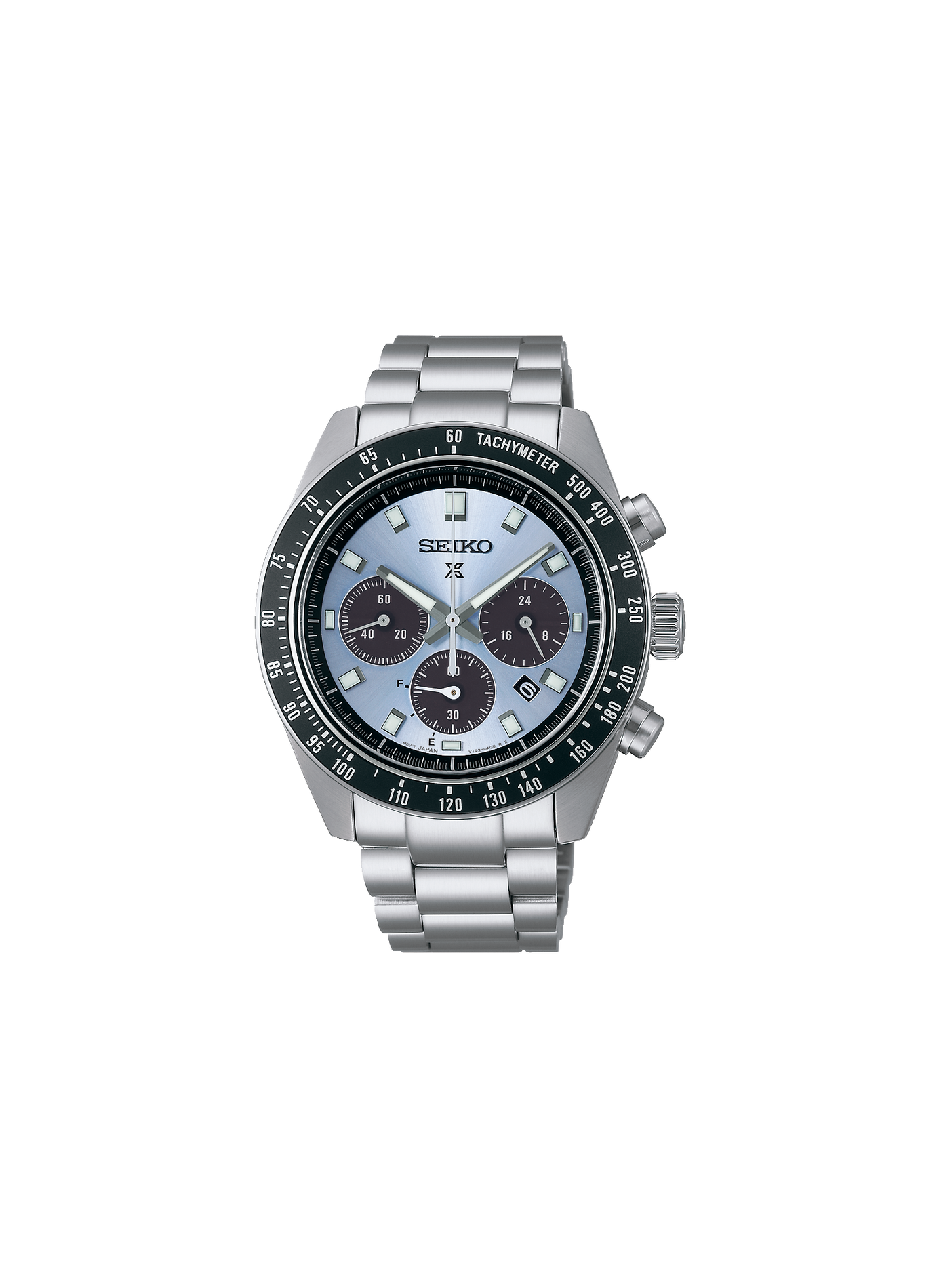 Montre quartz Prospex Speedtimer en acier SEIKO Bleu