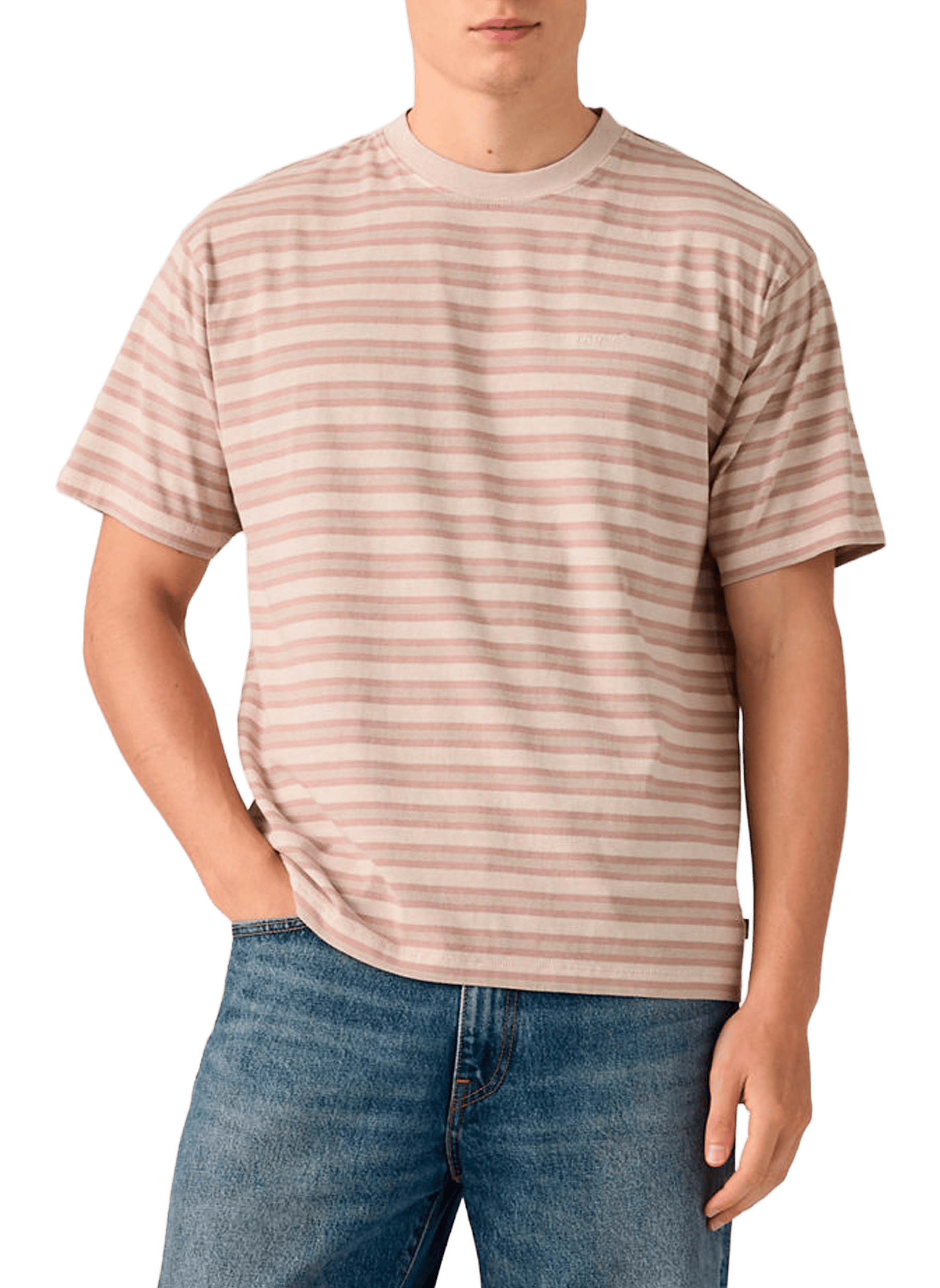 T-shirt rayé Red Tab™ en coton LEVI'S Rose