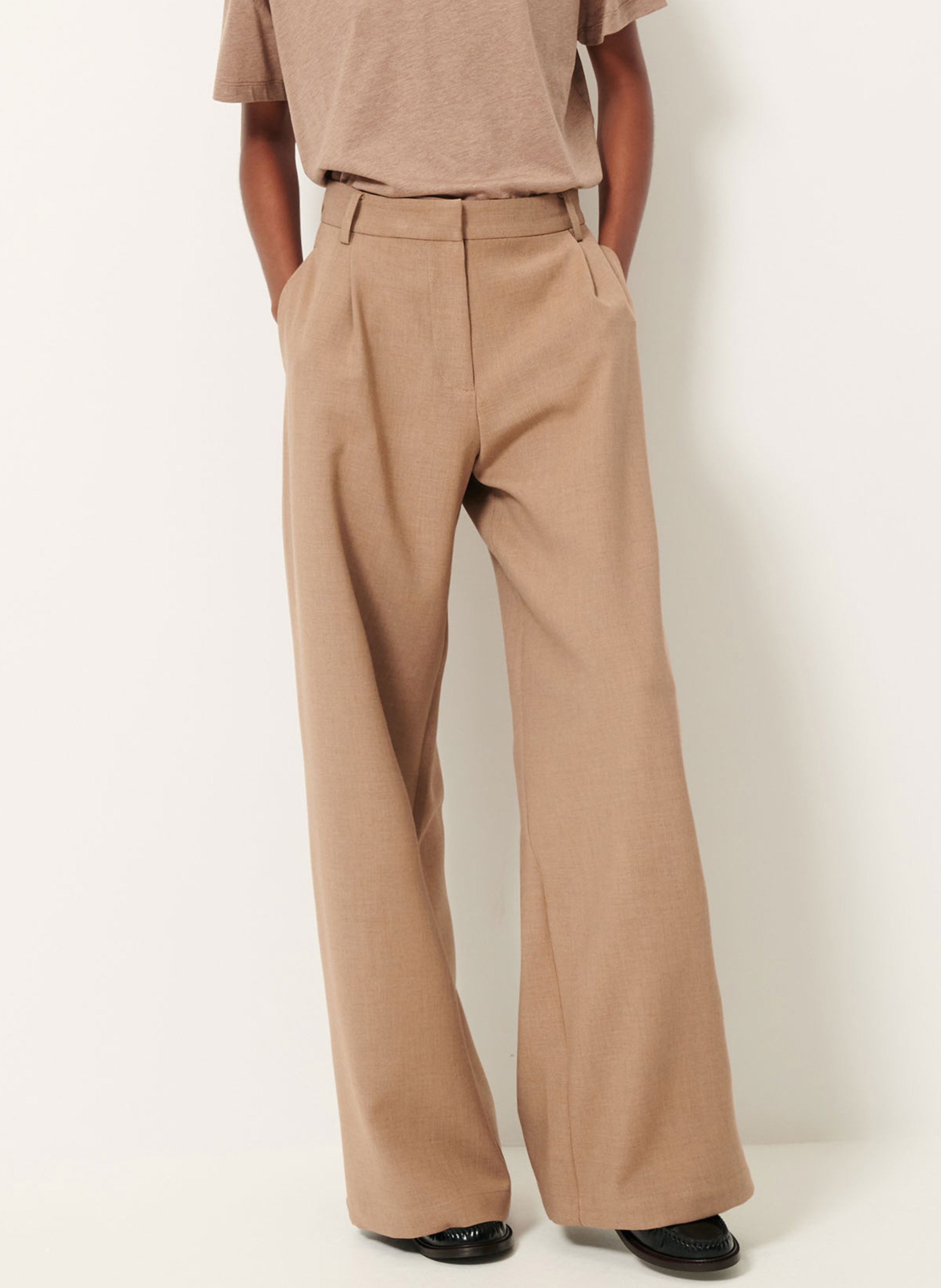 Pantalon large provenco SESSUN Beige