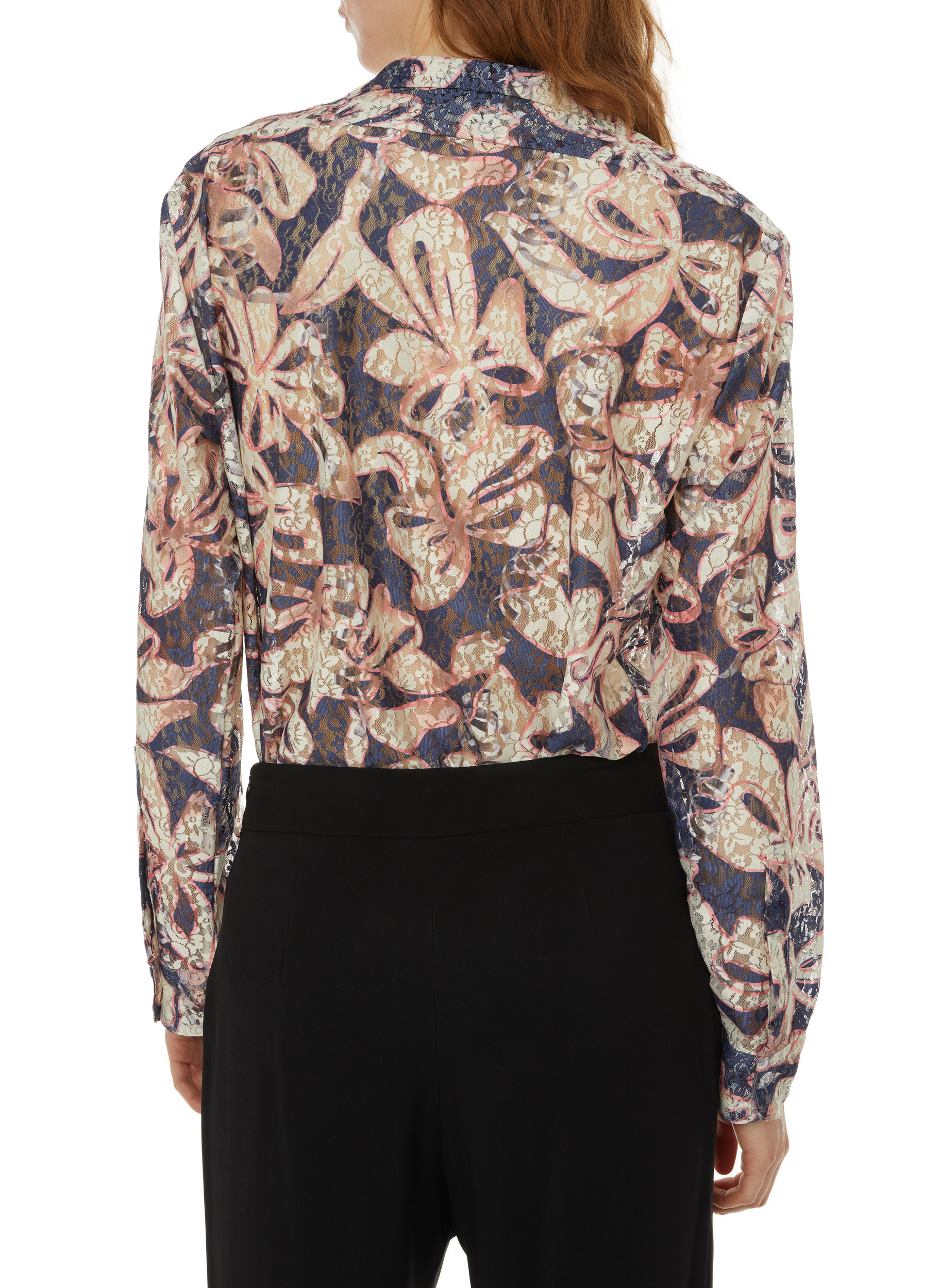 Chemise fluide Convention satinée COLLINA STRADA Multicolore