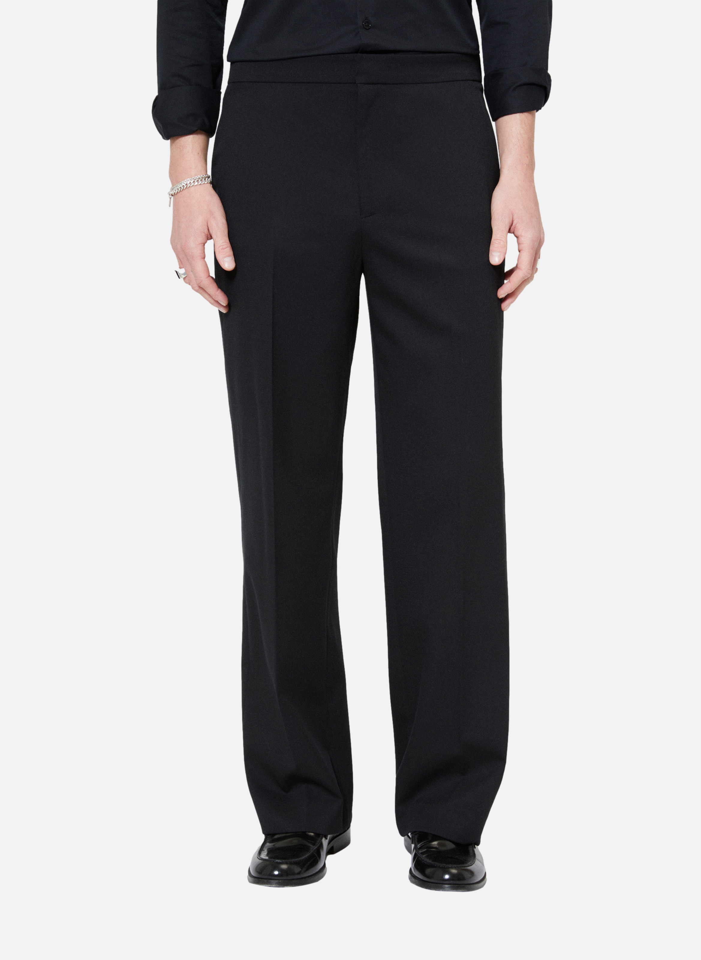 Pantalon semi élastiqué coupe large THE KOOPLES Noir