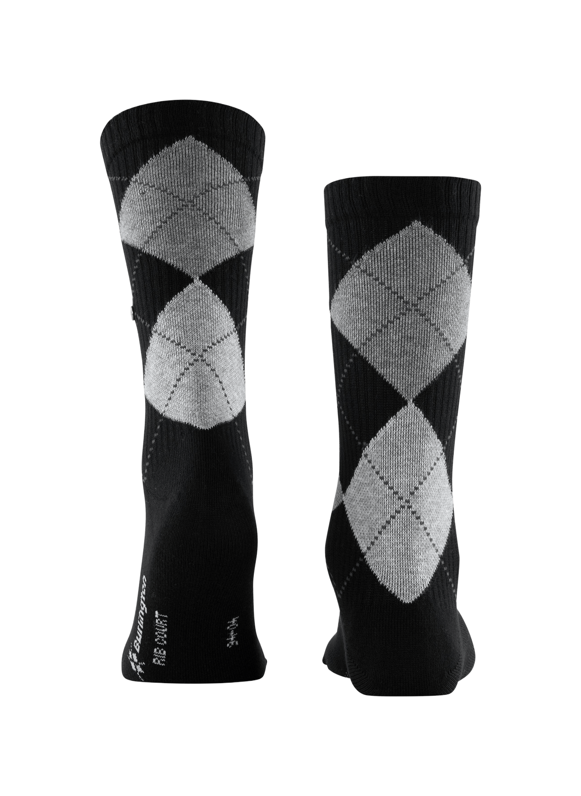 Calcetines de tenis geométricos BURLINGTON Negro