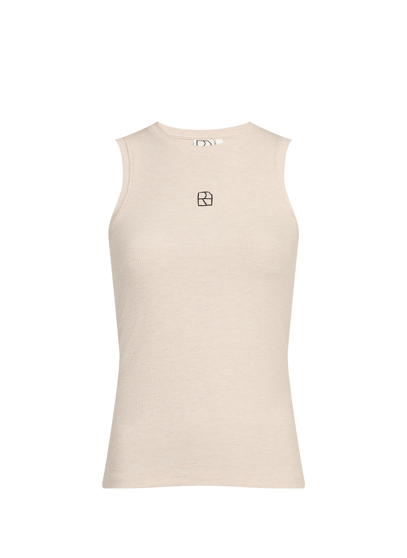 Débardeur à logo ROUGE EDIT Beige