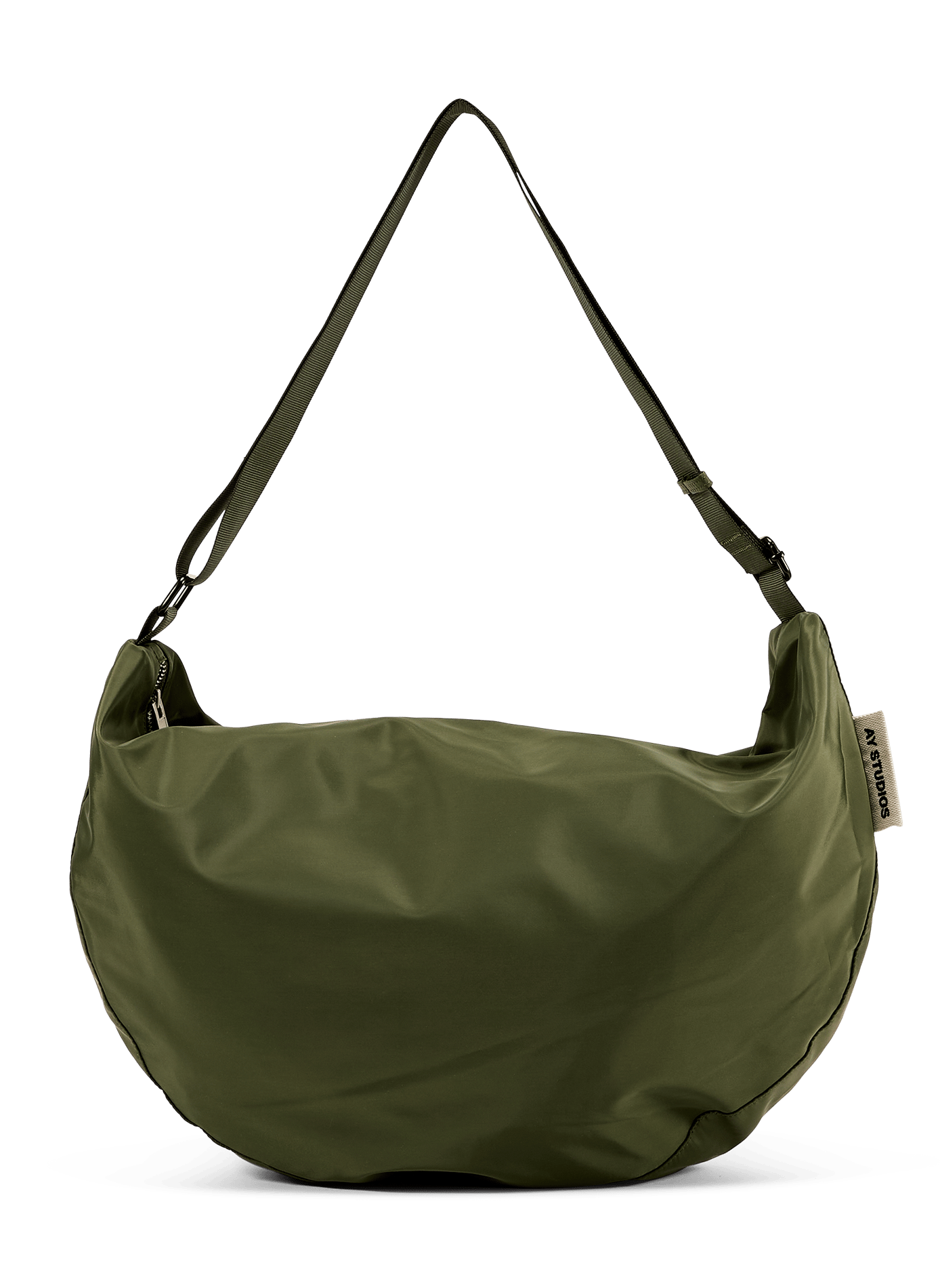 Sac zip porté croisé AY STUDIOS Kaki