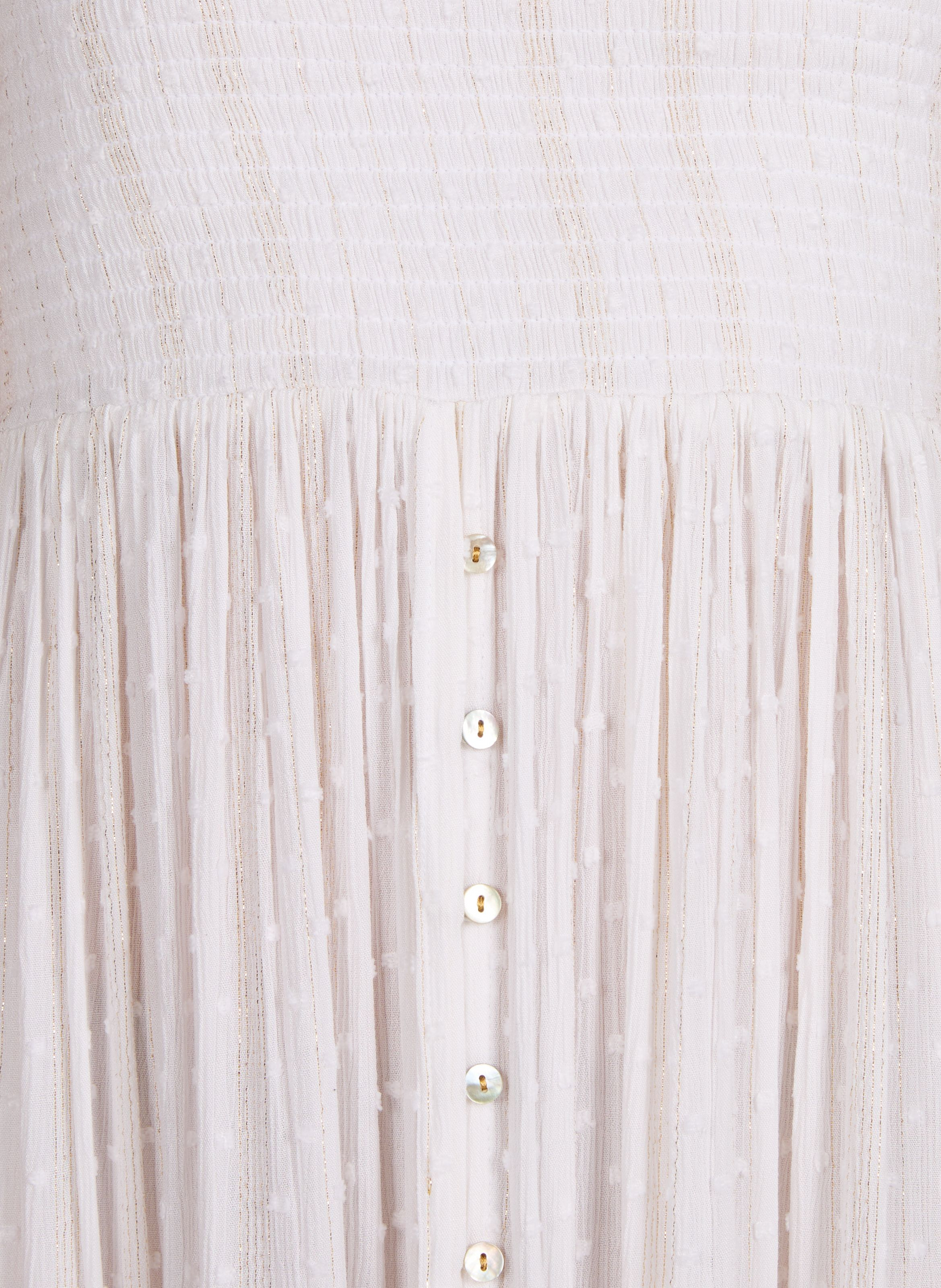 Robe bustier évasée BANANA MOON Blanc