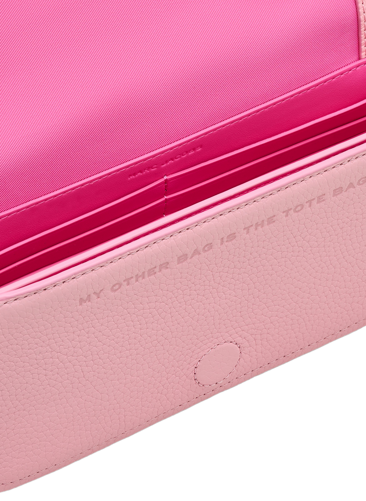 Bolso bandolera de cuero MARC JACOBS Rosa