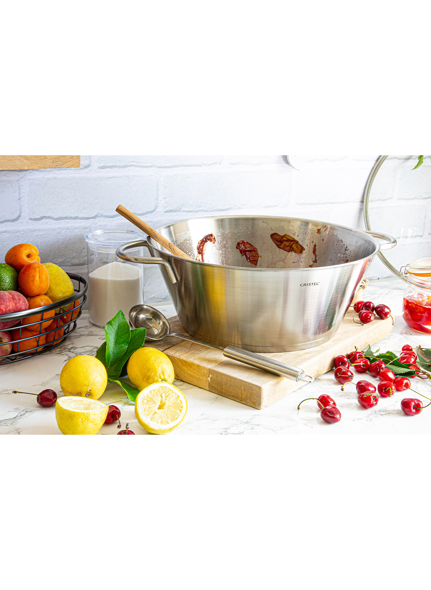 Louche Poc en inox CRISTEL Gris