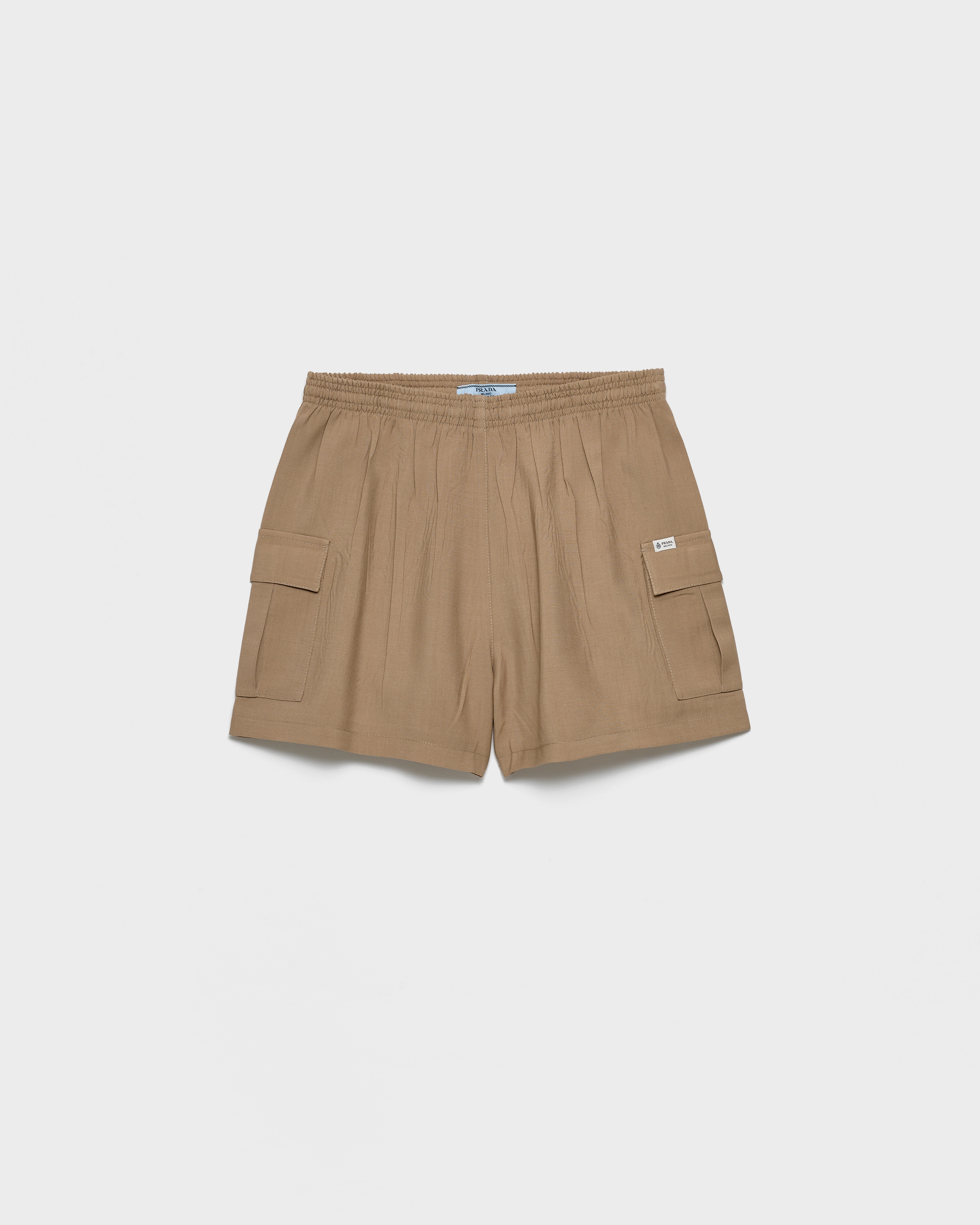 Short en mohair léger PRADA Marron
