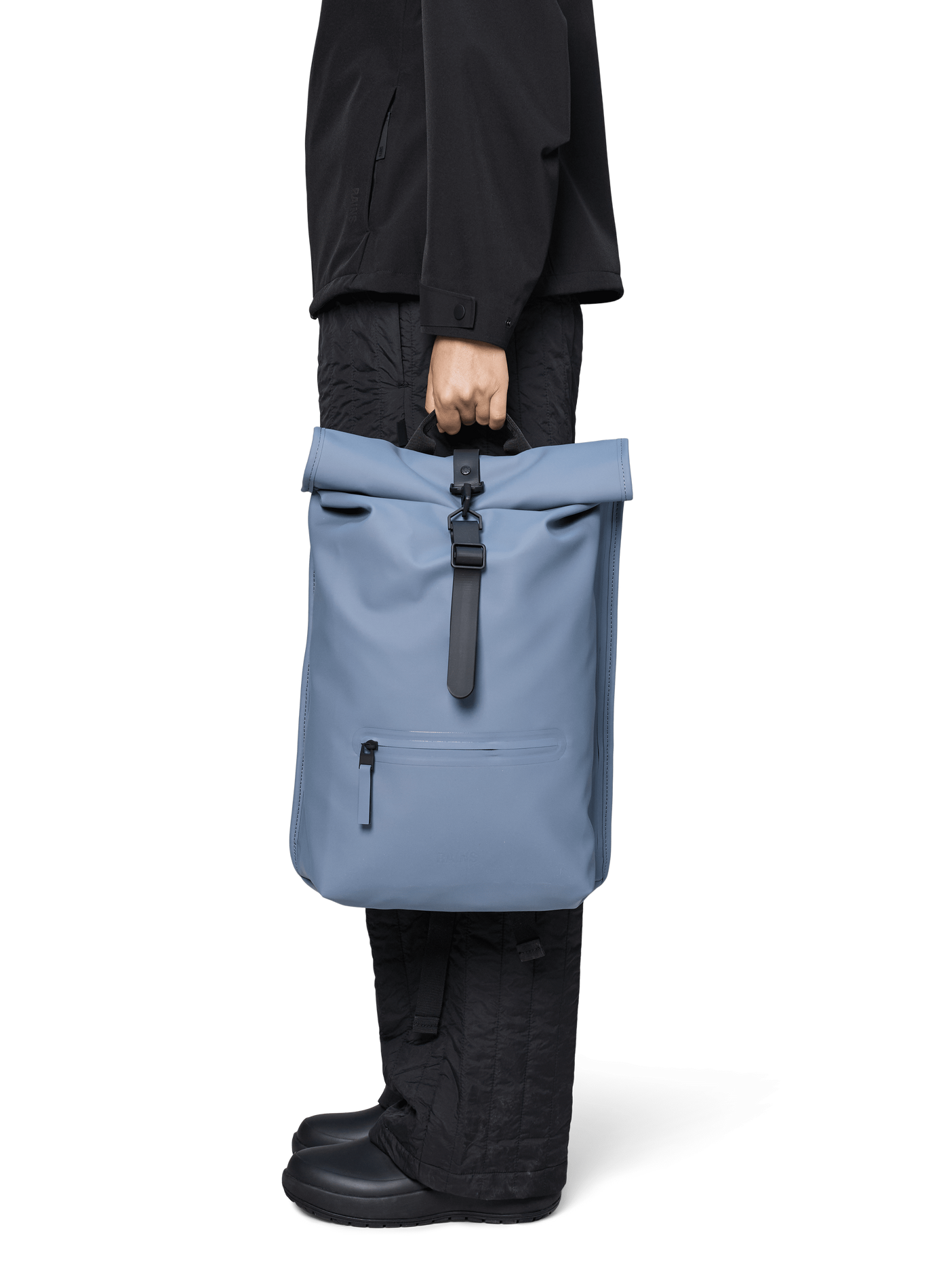 Mochila Rolltop RAINS Azul