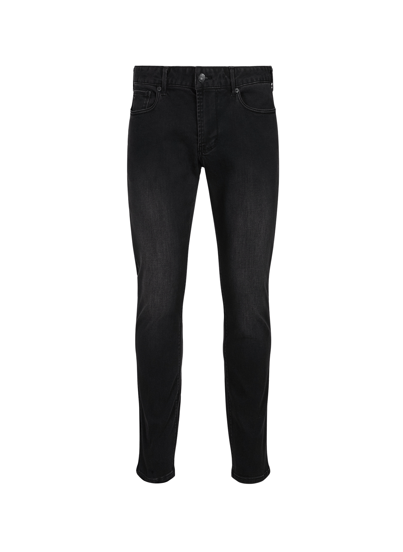Cotton-blend slim-fit jeans EMPORIO ARMANI Grey