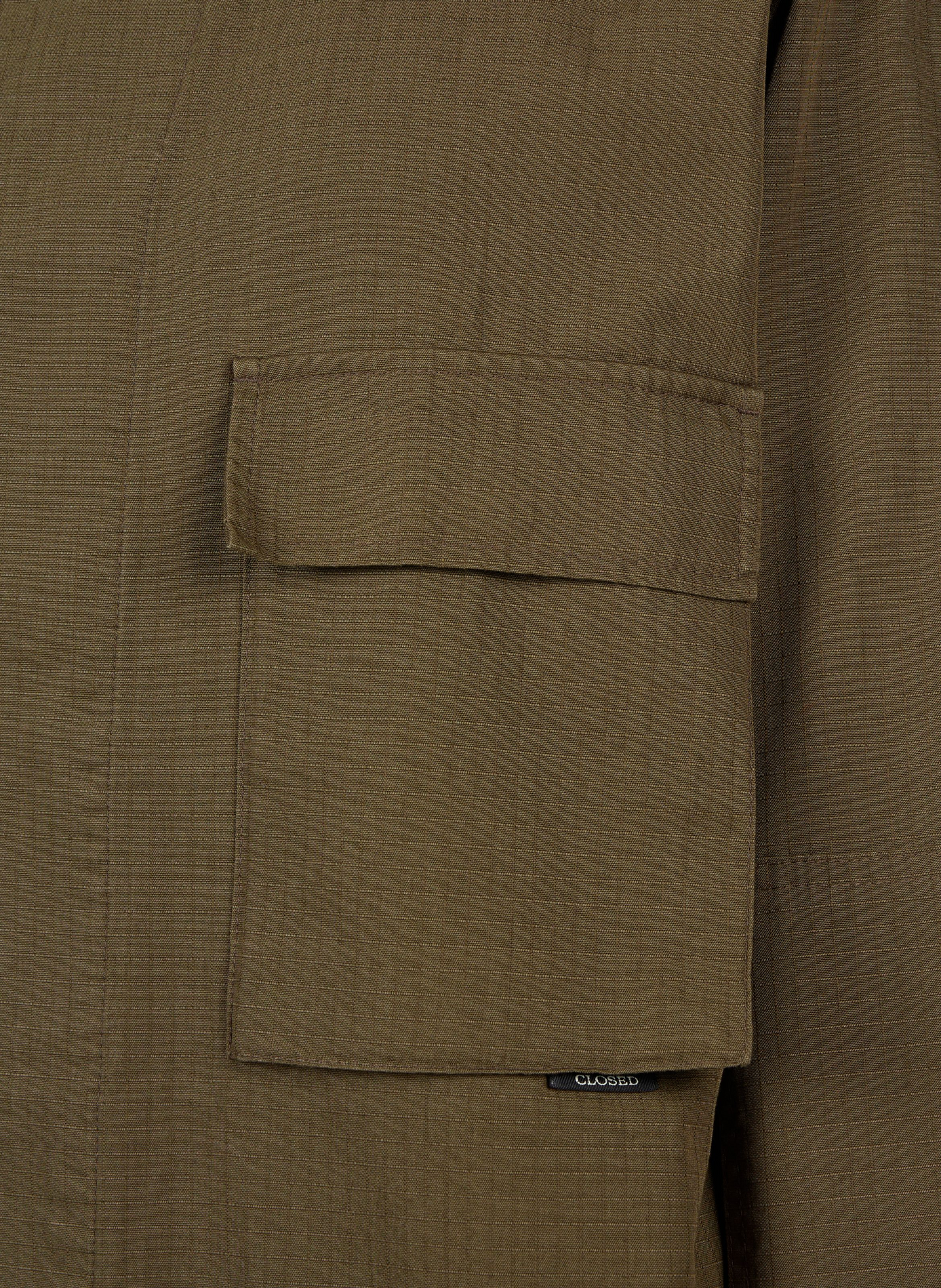 Jacket with classic collar CLOSED Khaki