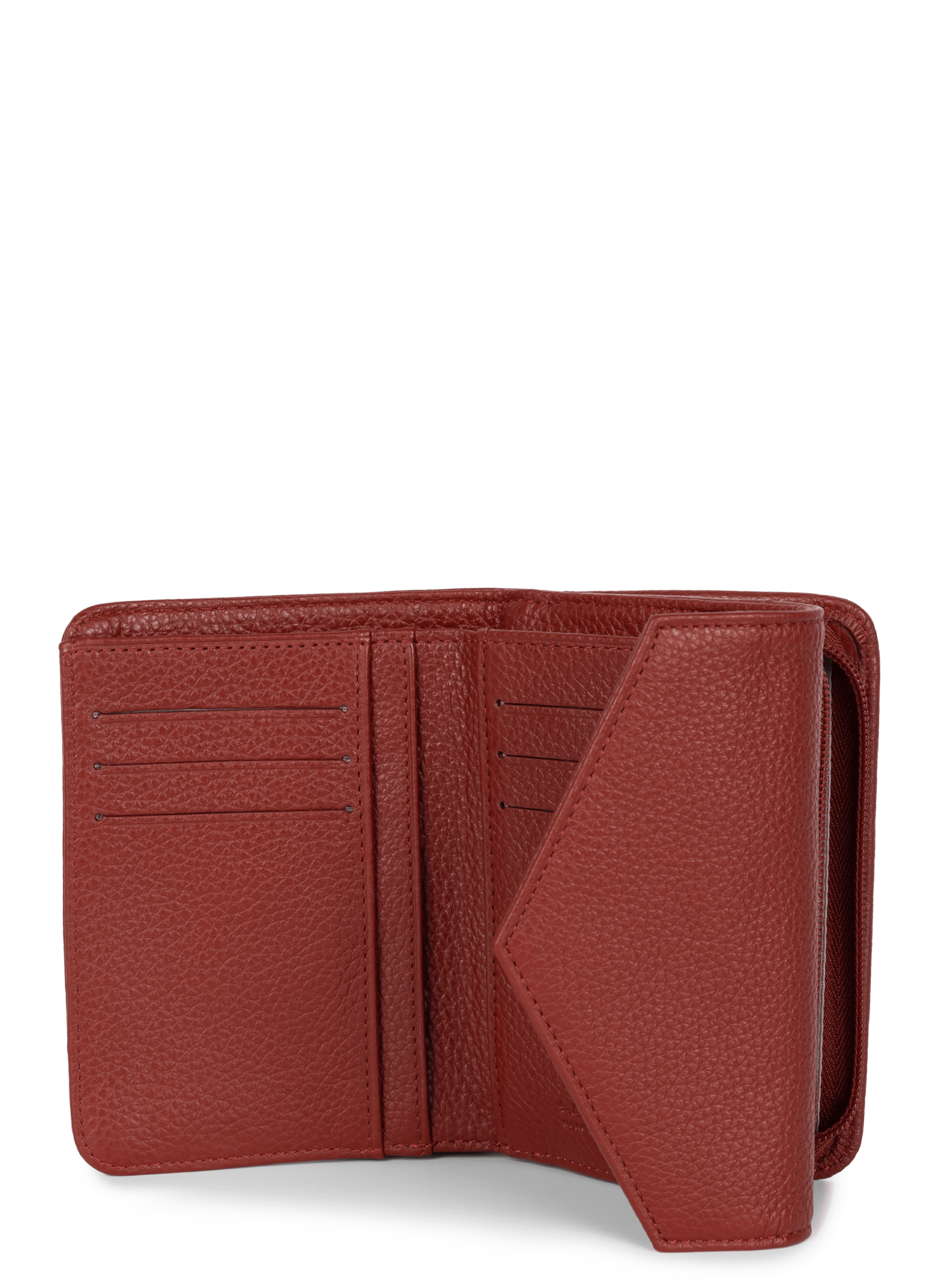 Portefeuille dos à dos - foulonné pm | Rouge LANCASTER Femme