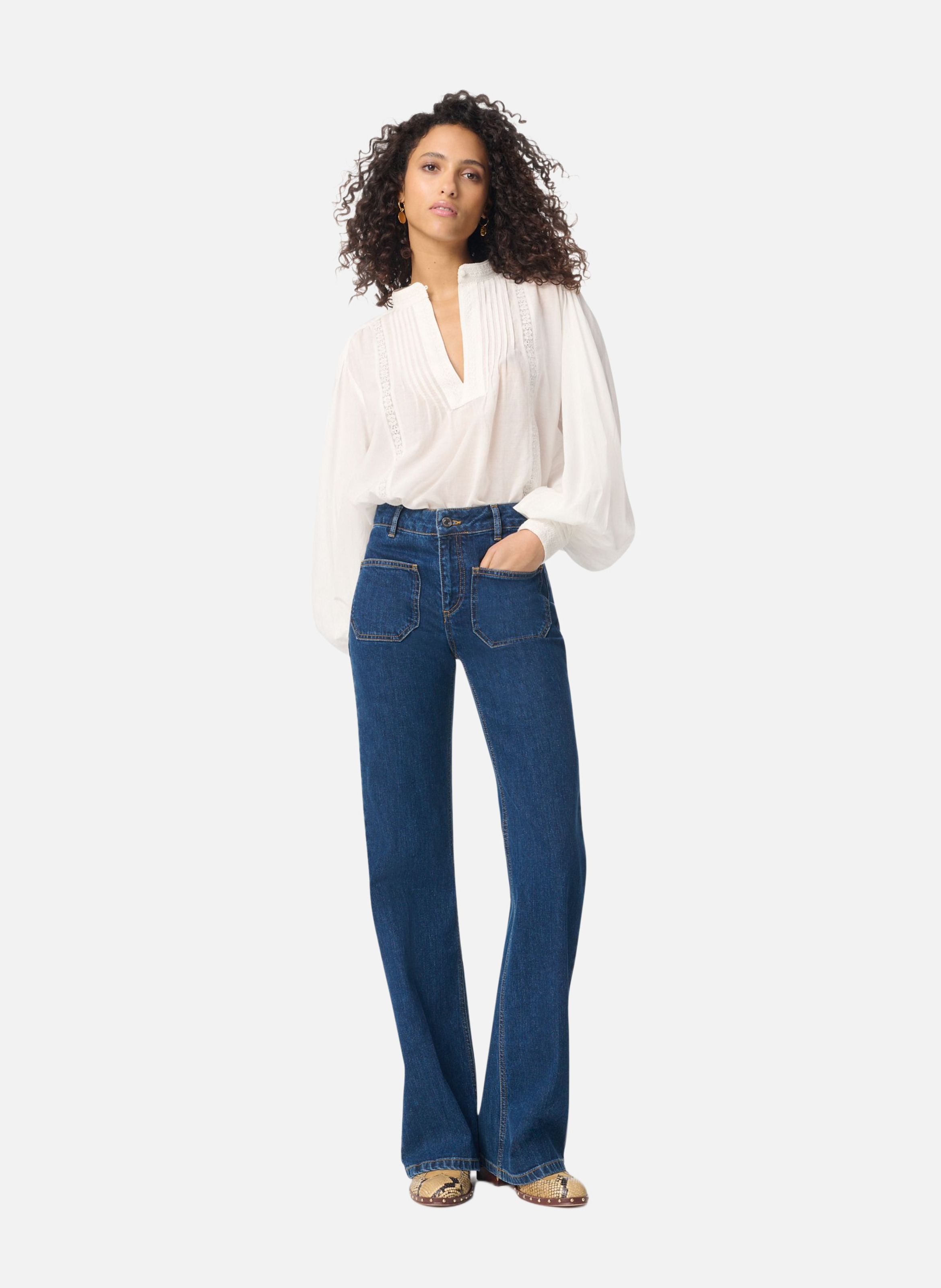 Jean flare dompay VANESSA BRUNO Bleu