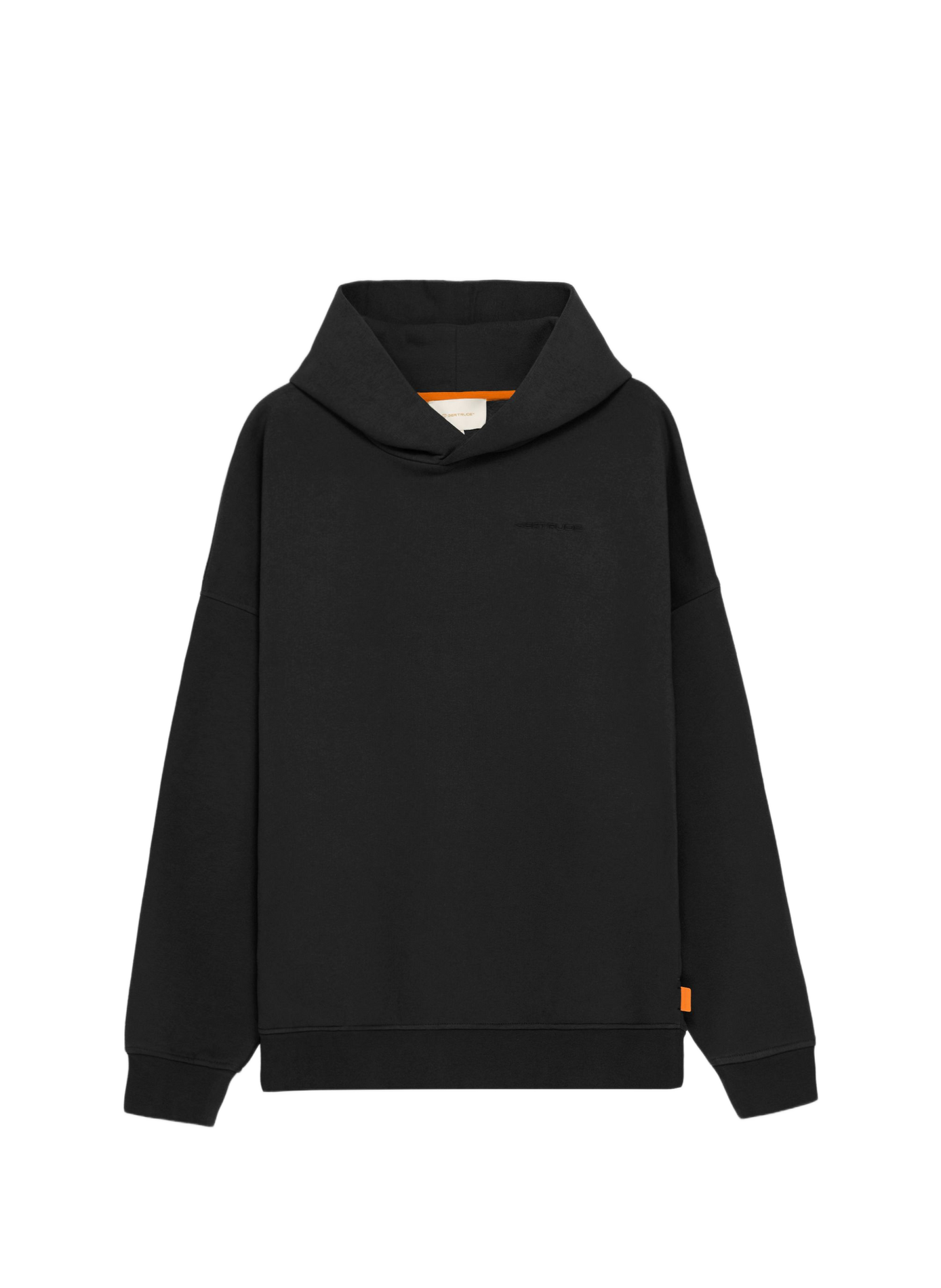 Antoinedots straight-fit printed cotton-blend hoodie GERTRUDE Black