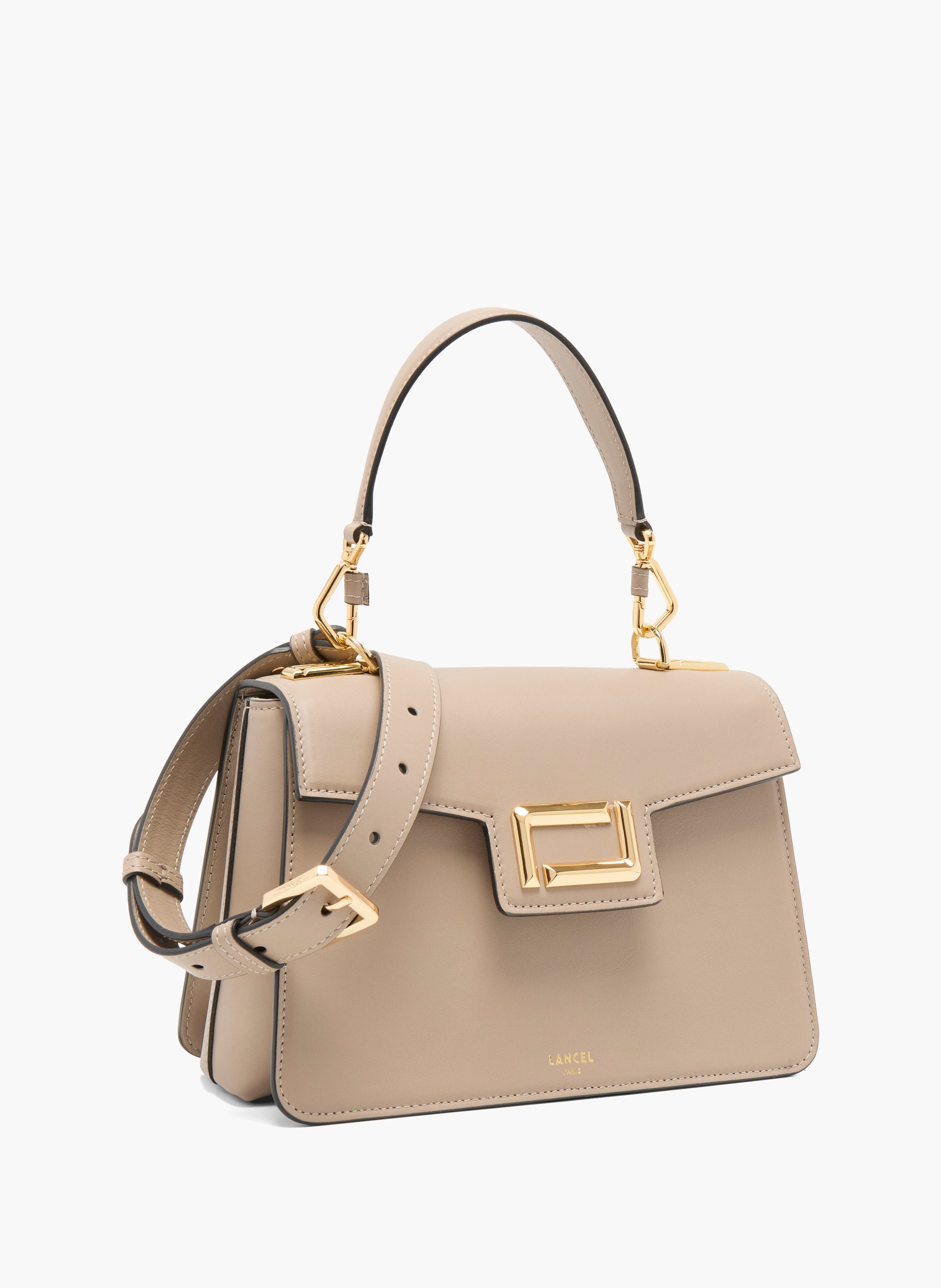 Sac porté main m angèle de lancel en cuir LANCEL Gris