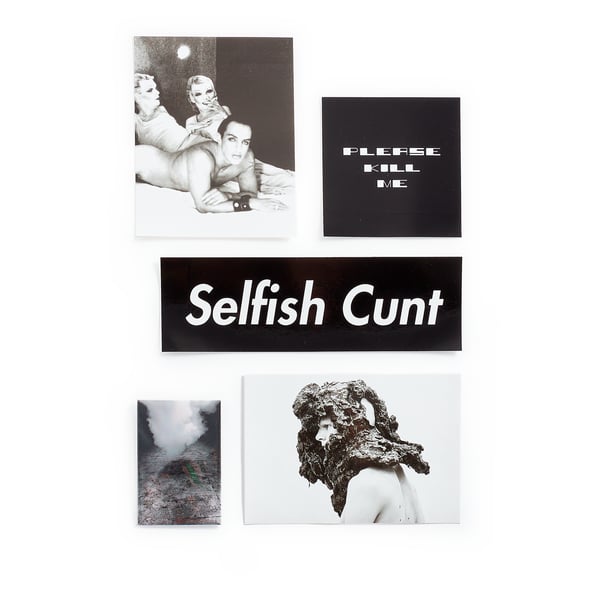 Lot de stickers et magnette en vinyle