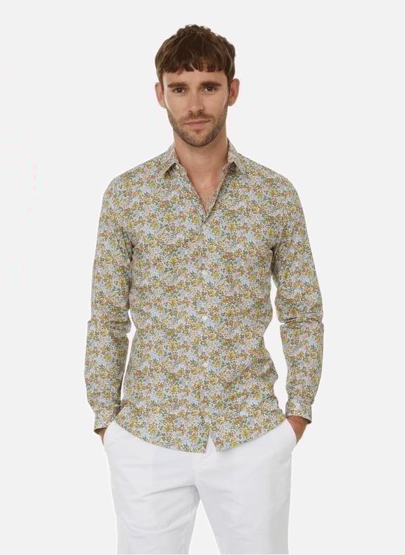 Liberty cotton poplin shirt Multicolour by AU PRINTEMPS PARIS AU PRINTEMPS PARIS Liberty cotton poplin shirt Multicolour