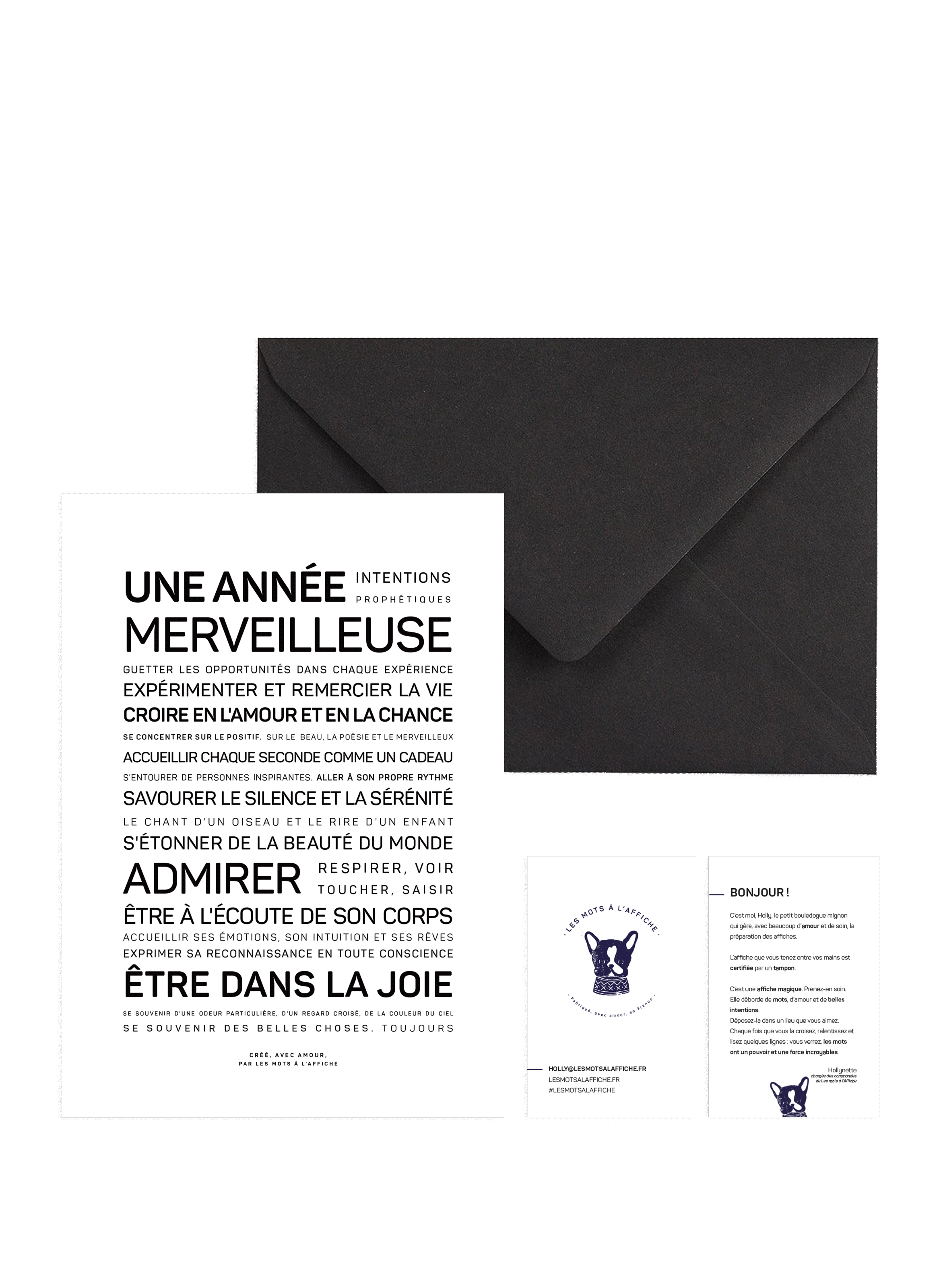 Carte Voeux année merveilleuse
