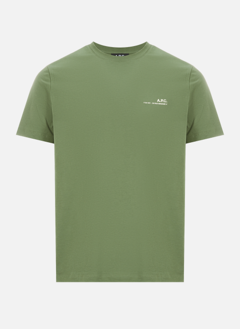 Green cotton t-shirtA.PC 