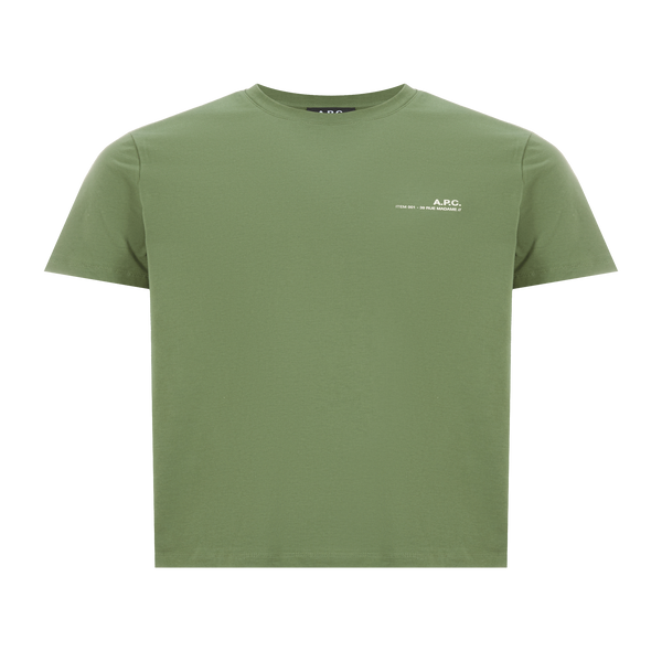 Apc Cotton T-shirt In Green