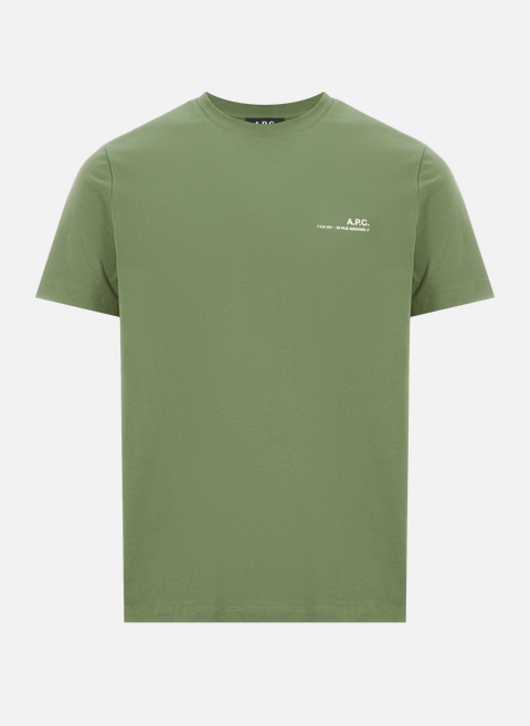 T-shirt en coton GreenA.P.C. 