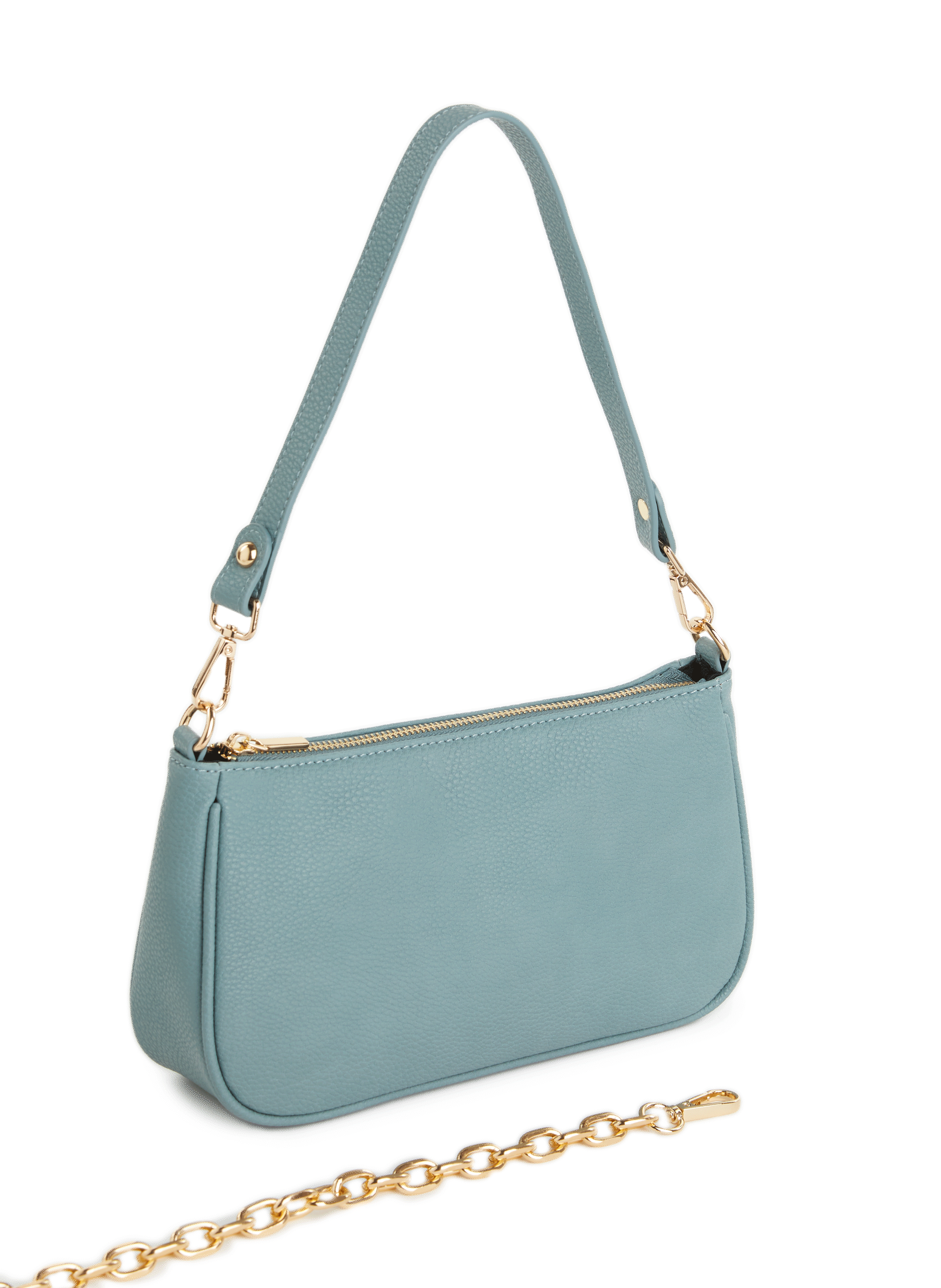 Sac à main uni AU PRINTEMPS PARIS Bleu