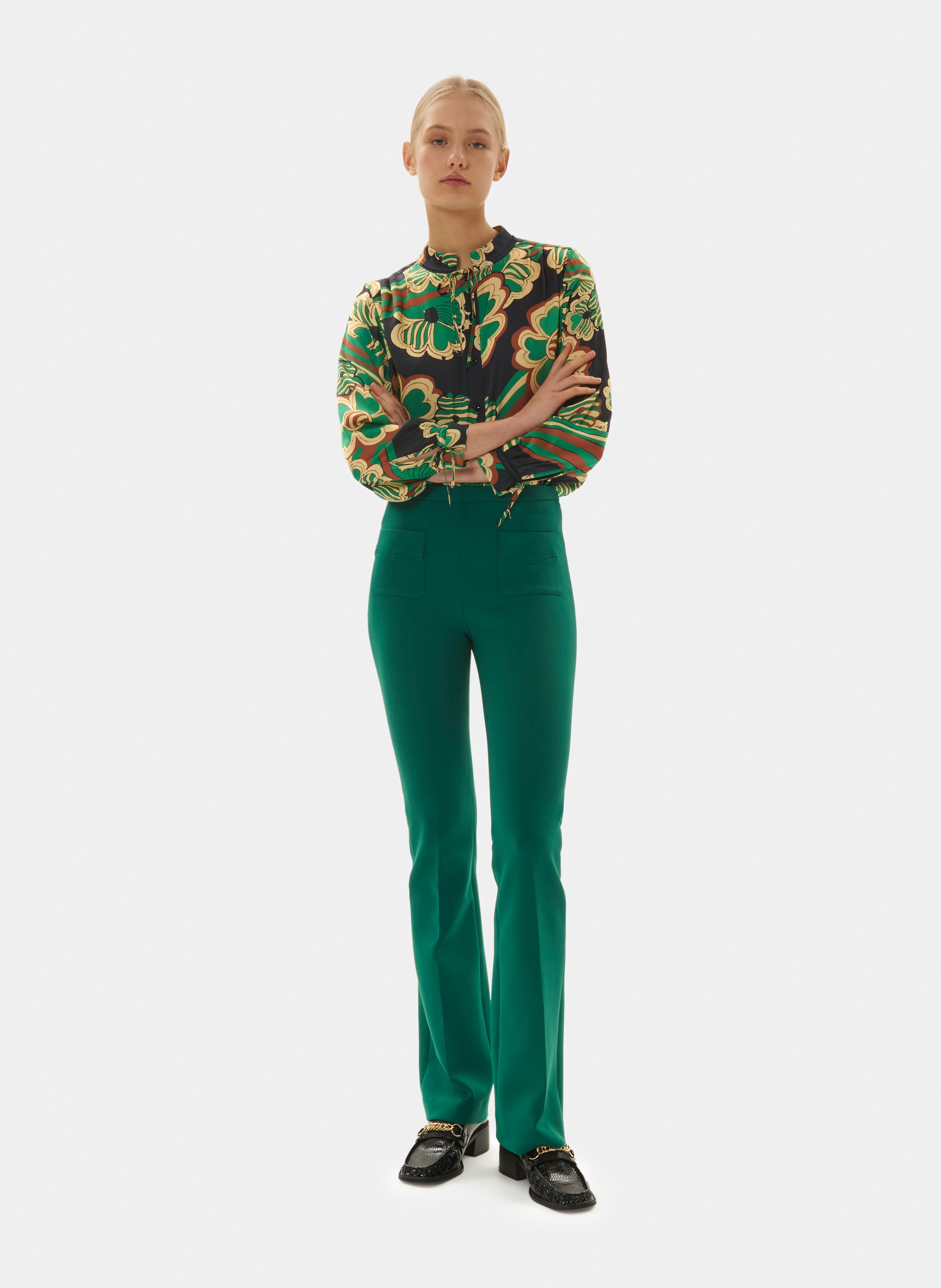Pantalon pearl TARA JARMON Vert