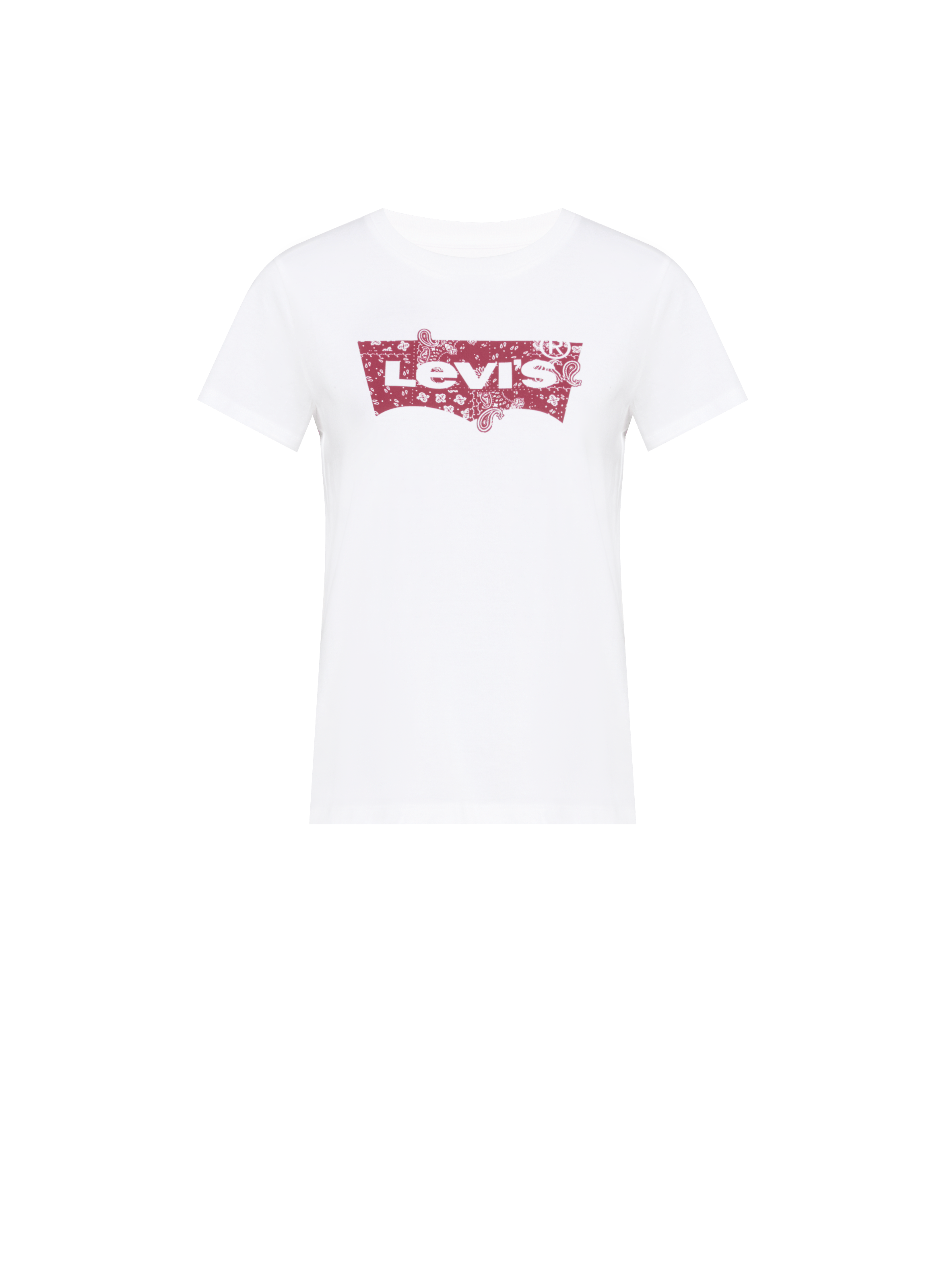 T-shirt imprimé en coton  LEVI'S Blanc