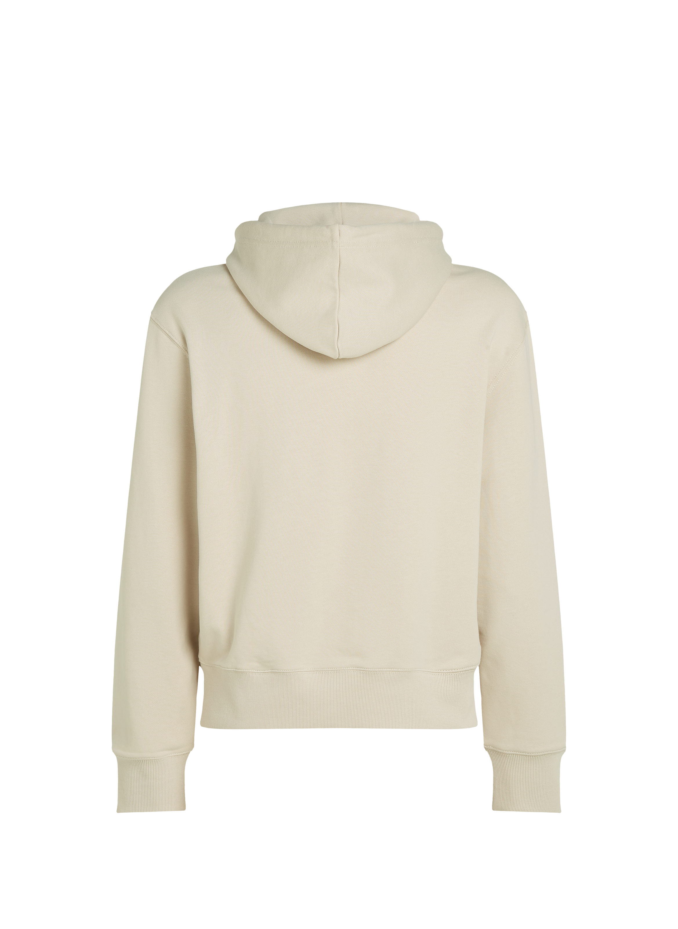 Cotton hoodie Beige