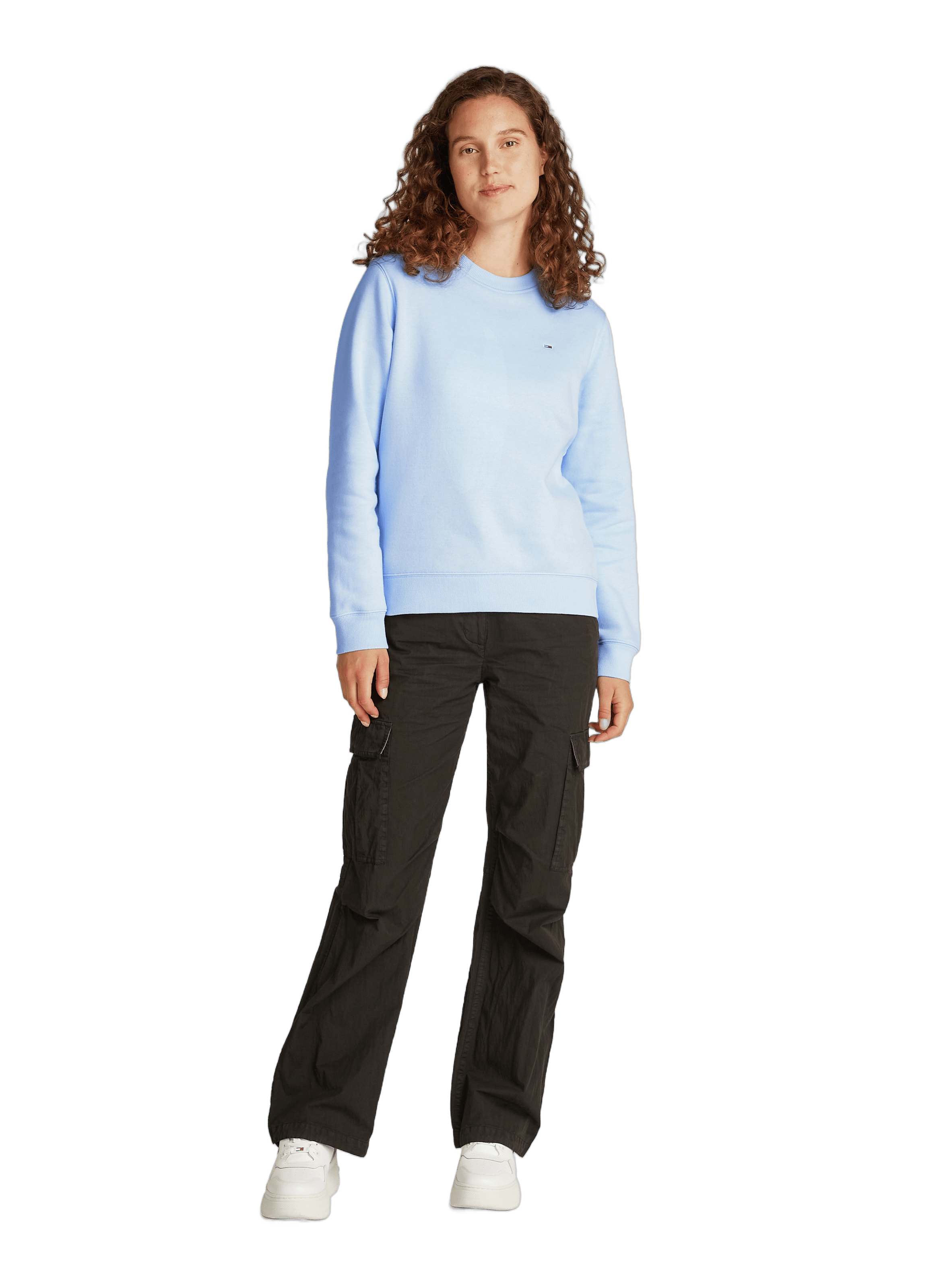 Sweatshirt en coton TOMMY HILFIGER Bleu