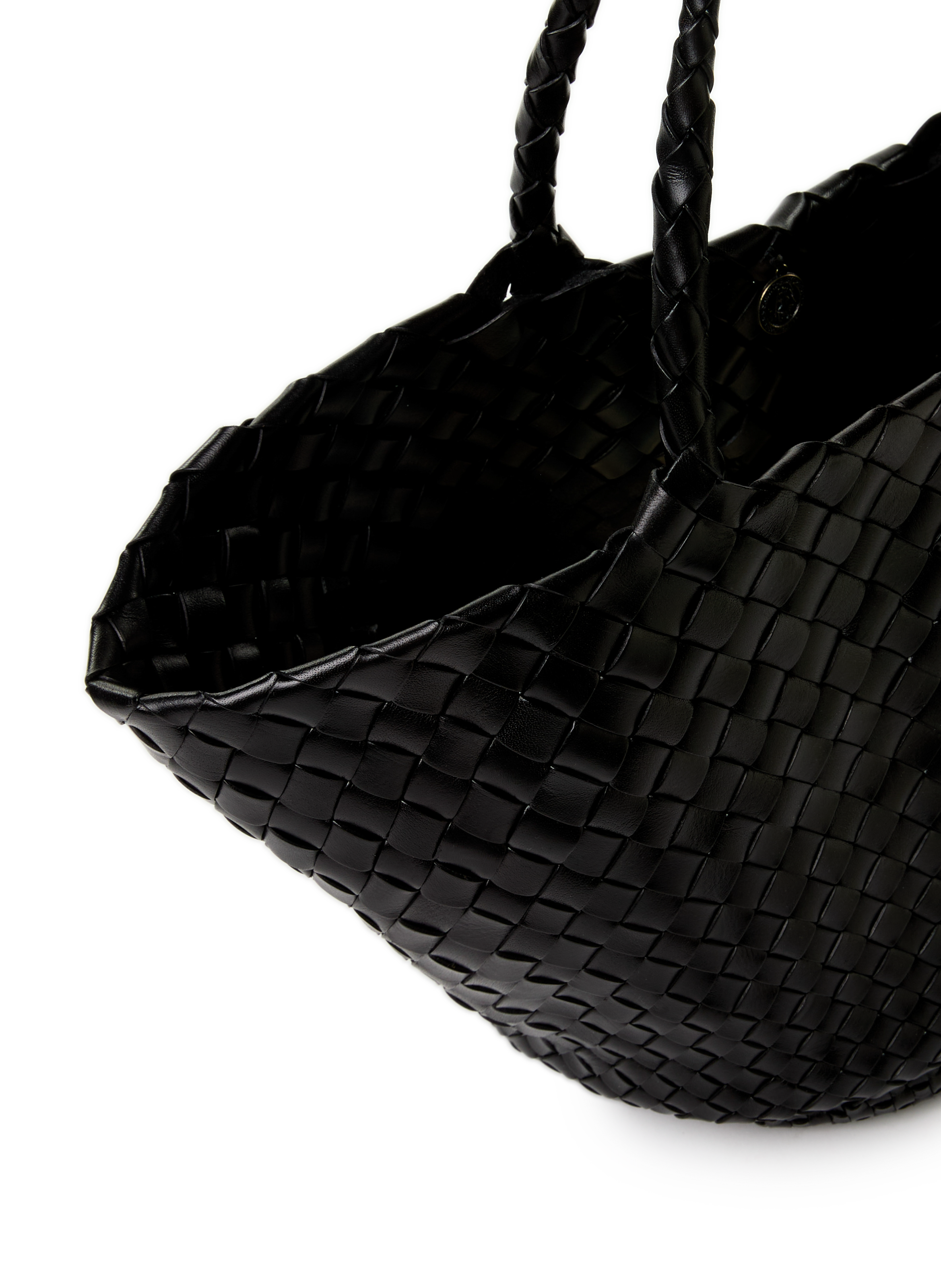 Egola leather tote bag DRAGON DIFFUSION Black