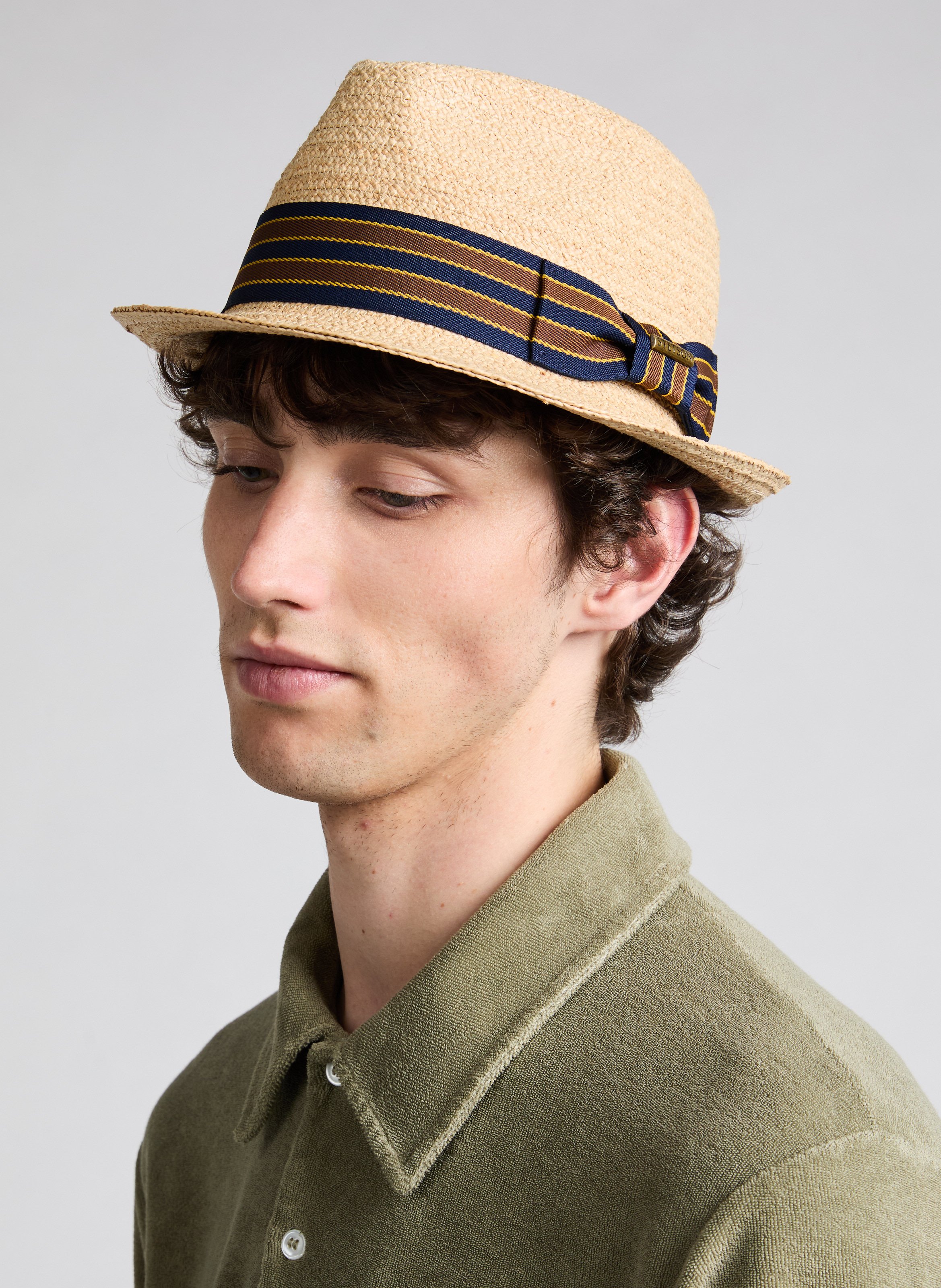 Straw hat STETSON Brown