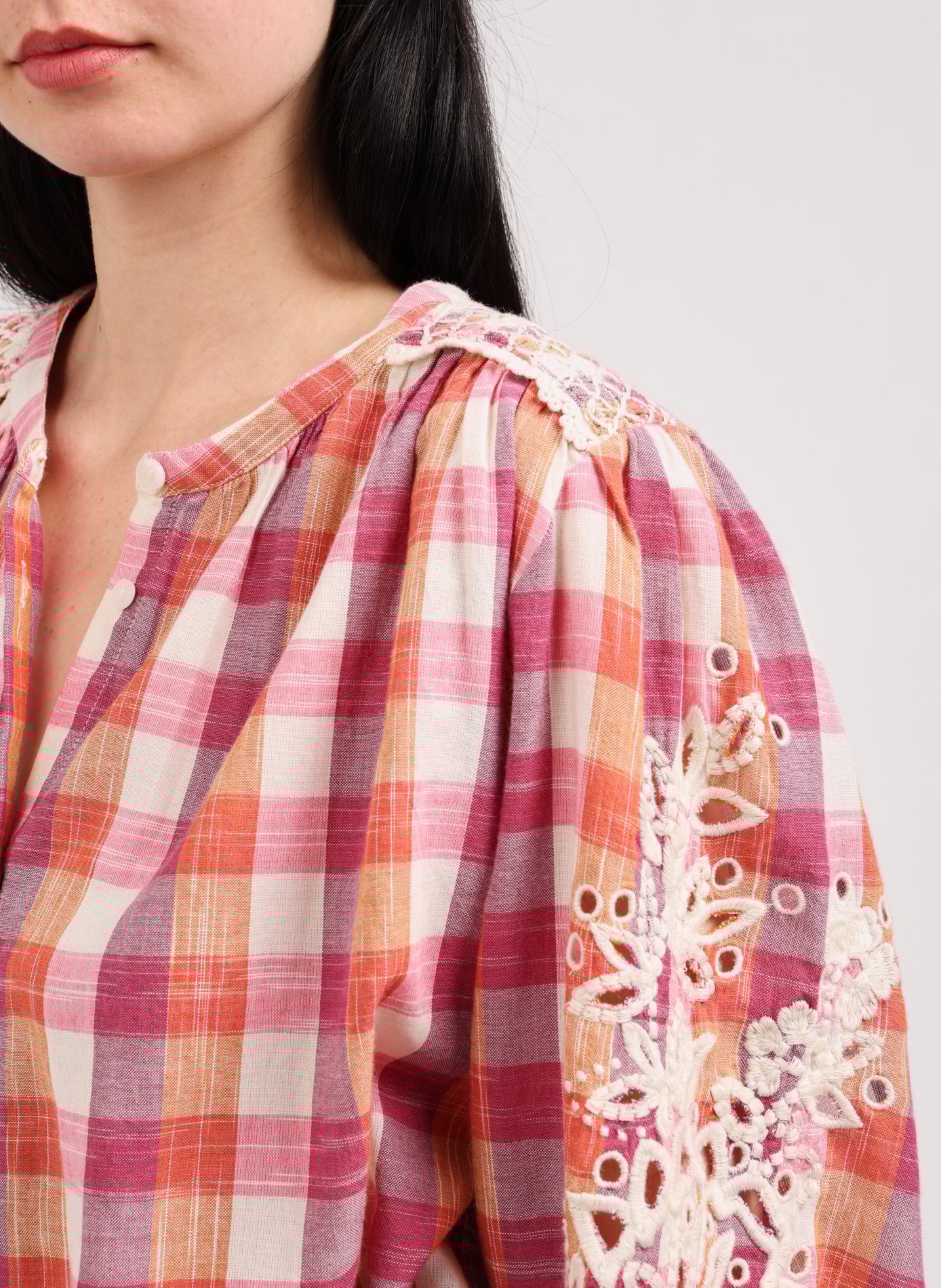 Blouse à carreaux LOUISE MISHA Multicolore